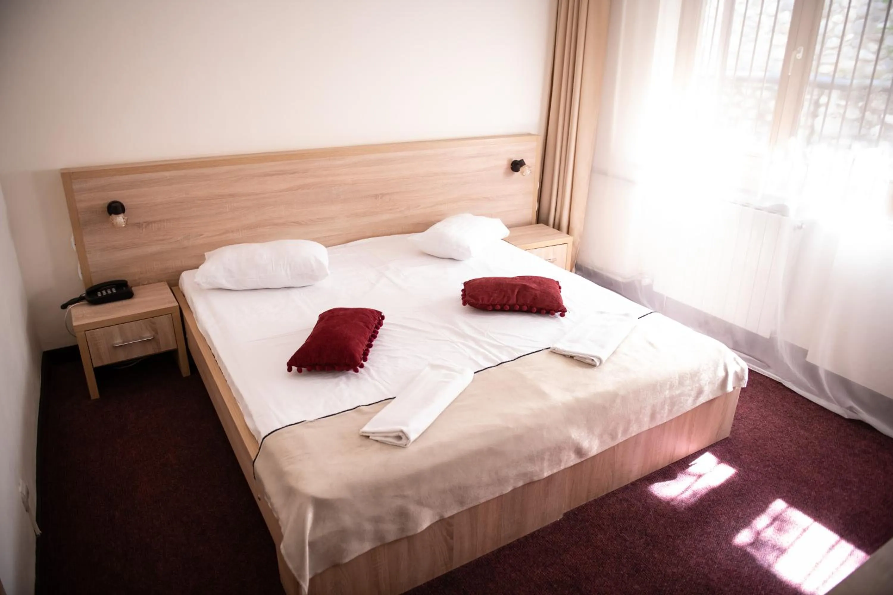 Bed in Hotel Panoramic