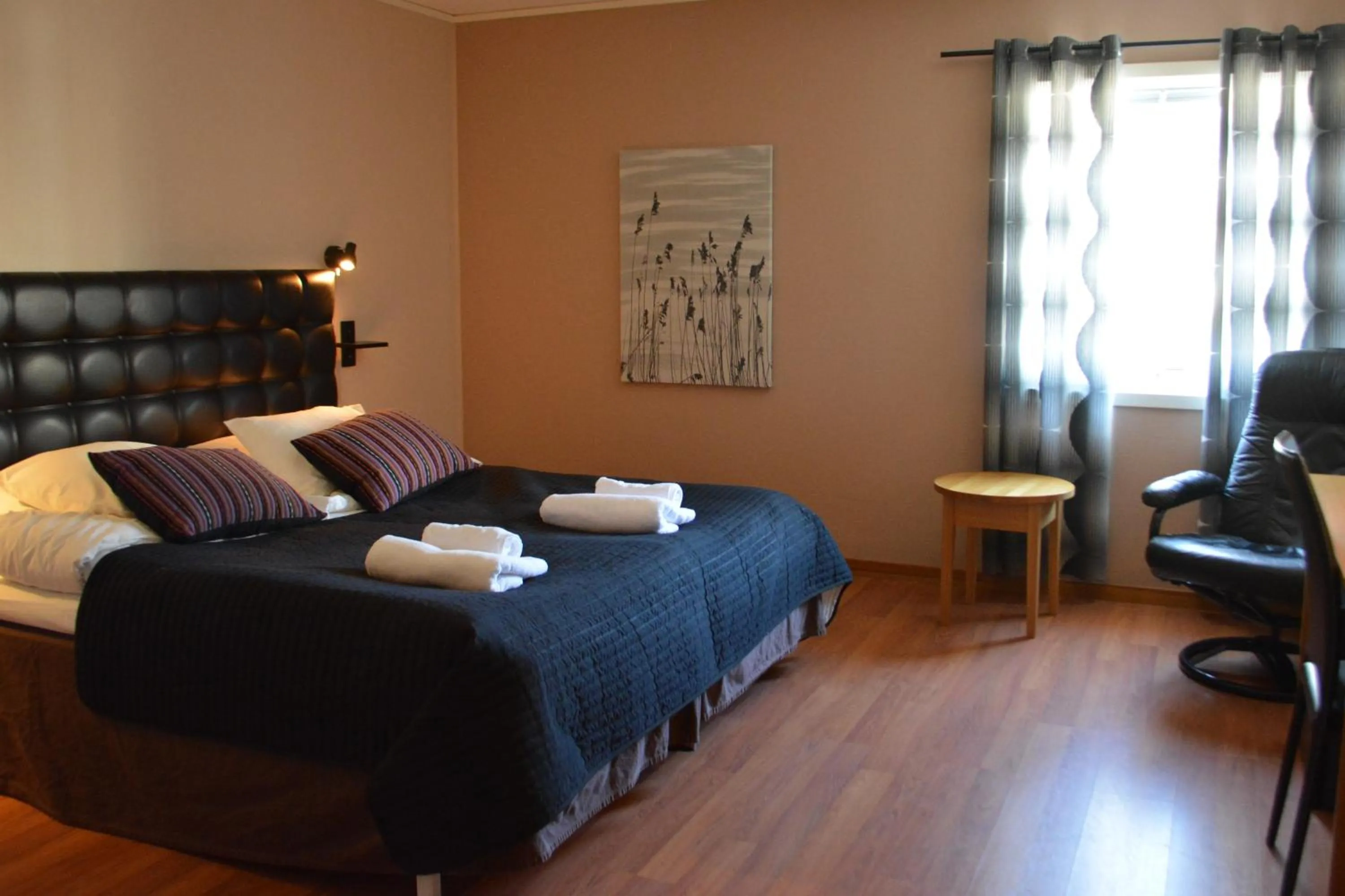 Bedroom, Bed in Hotell Lyktan