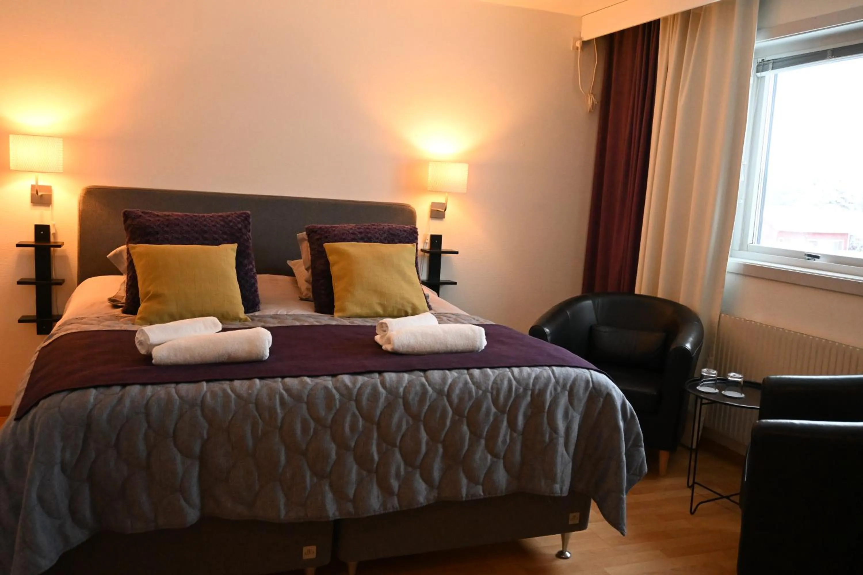 Bedroom, Bed in Hotell Lyktan