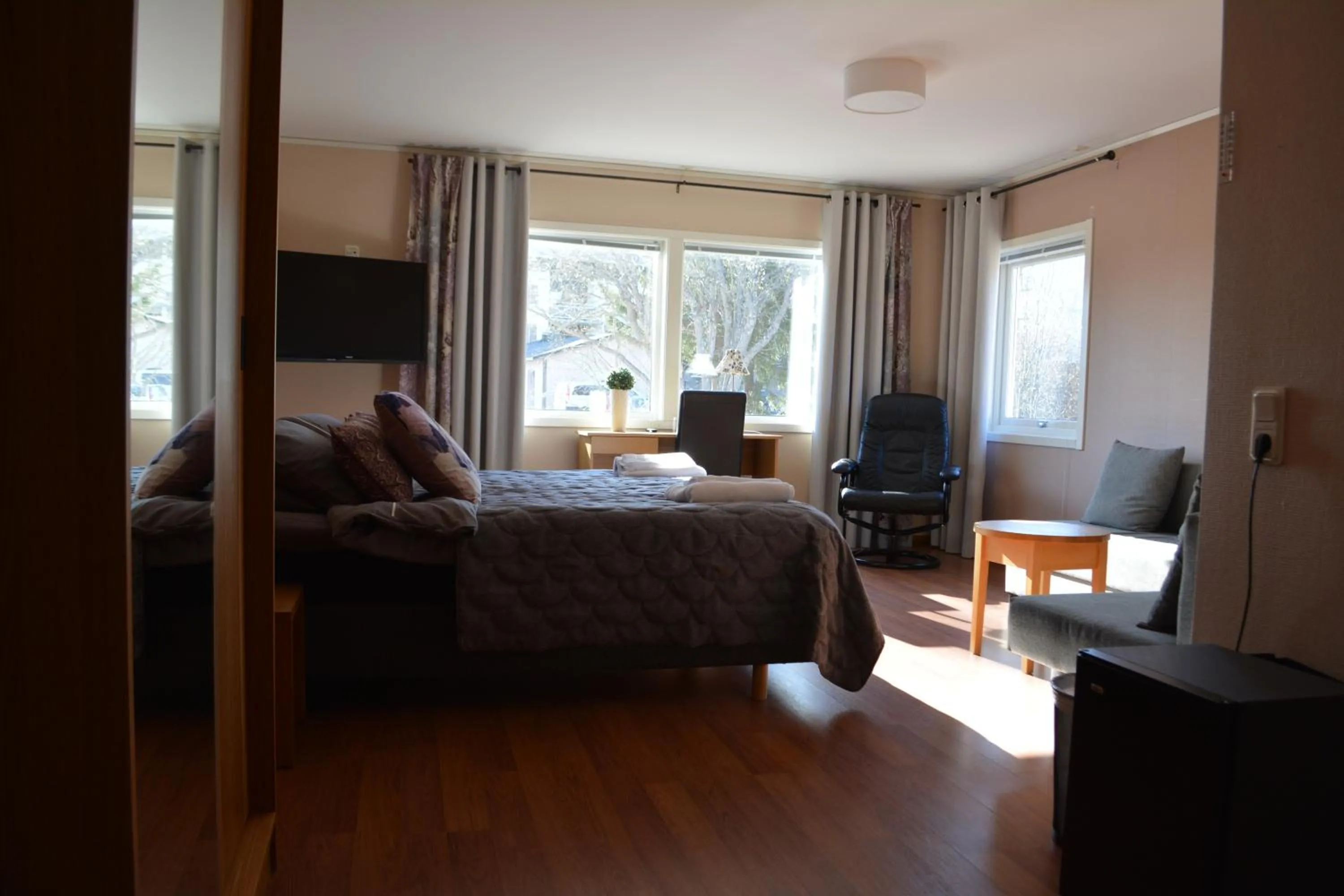 Bed in Hotell Lyktan
