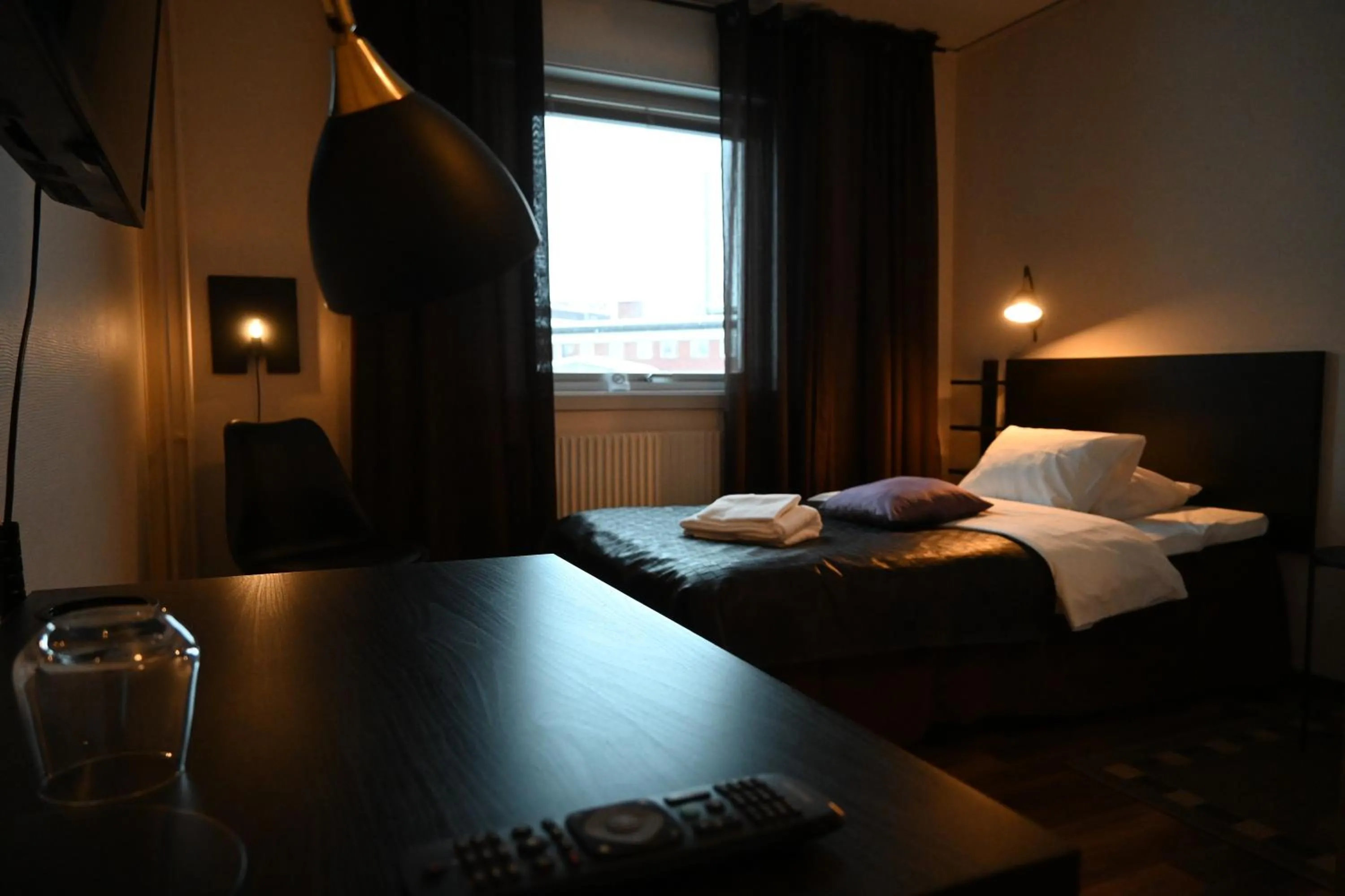 Bedroom, Bed in Hotell Lyktan