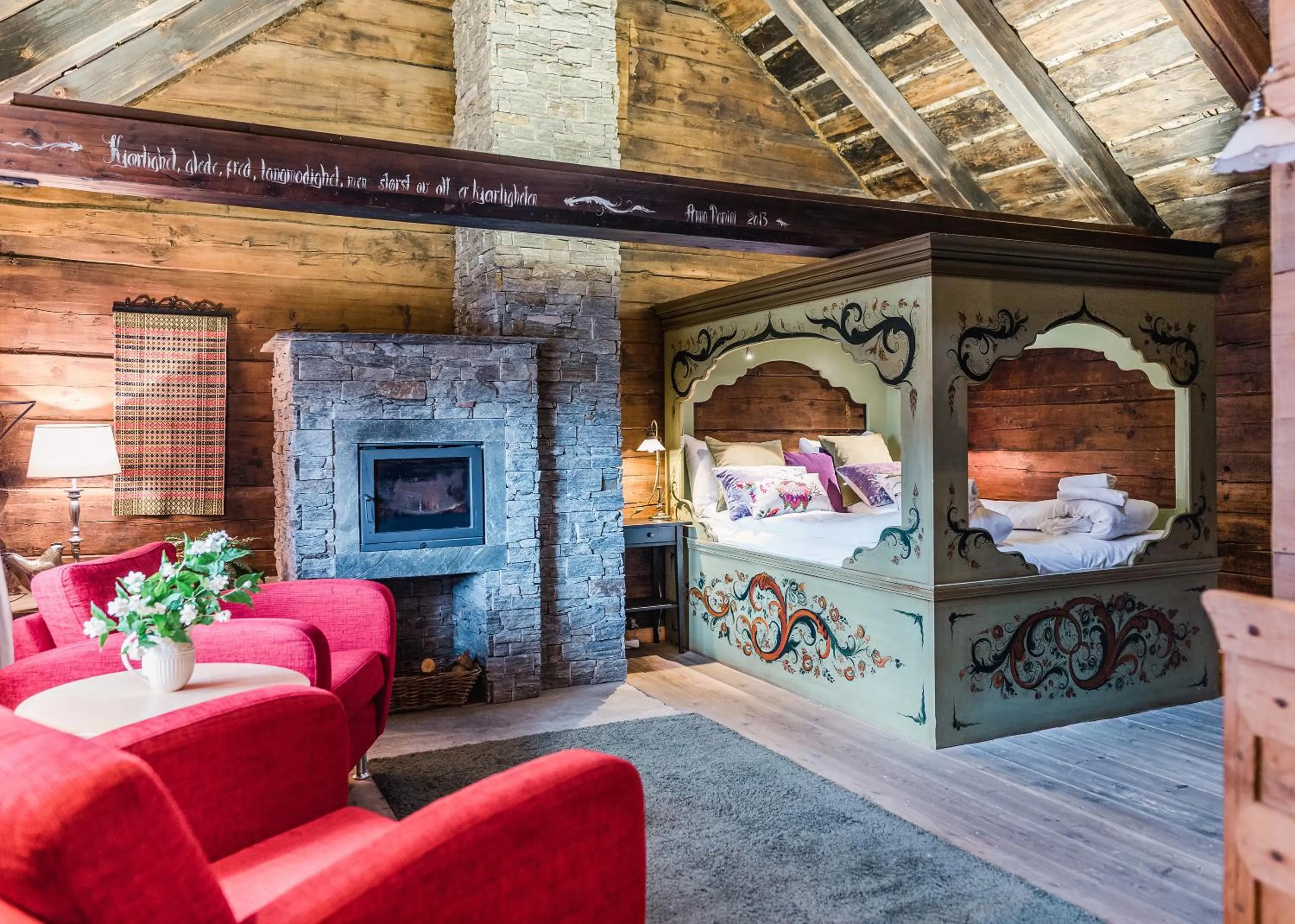 Bed in Store Ringheim Hotel og Restaurant