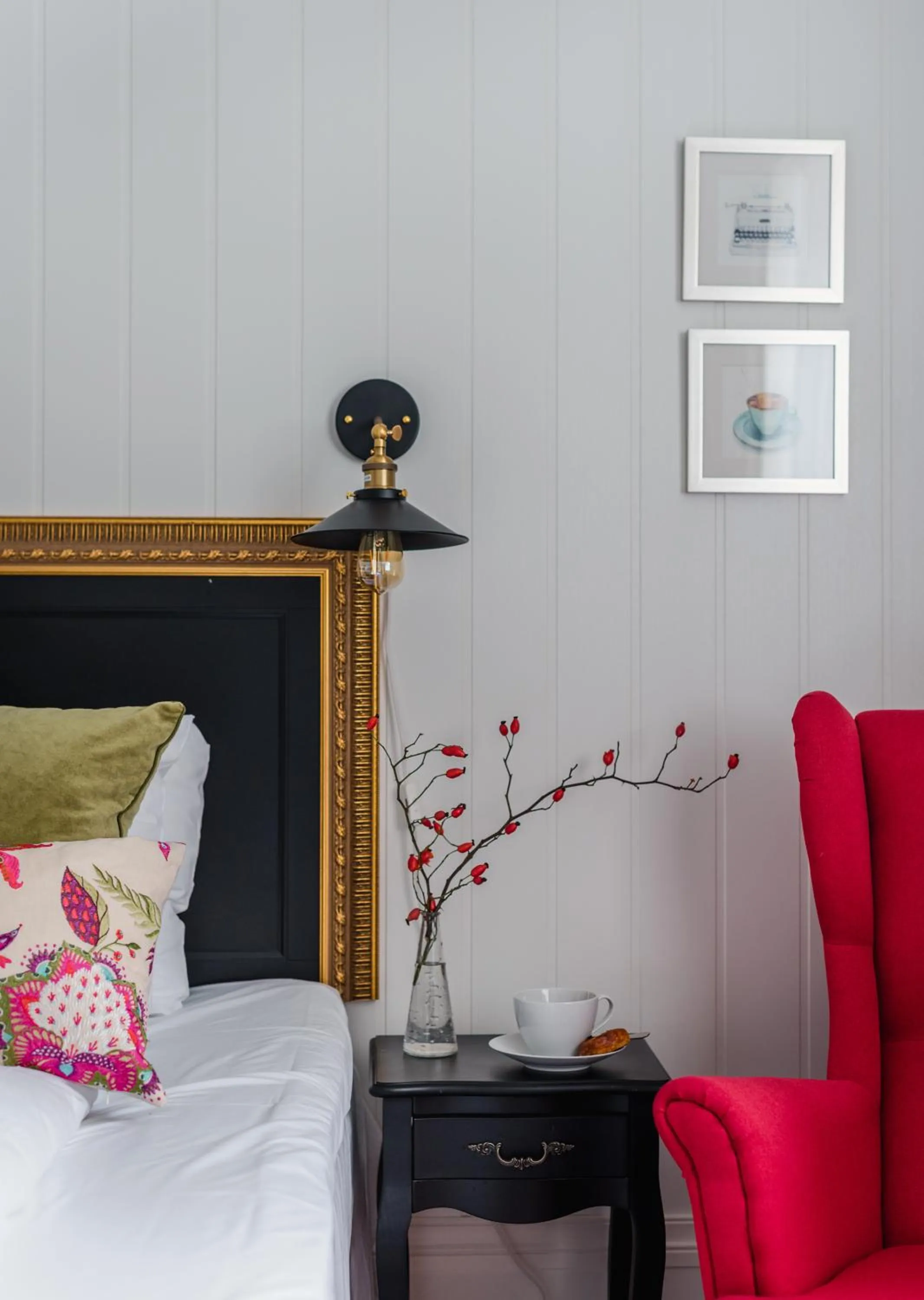 Bed in Store Ringheim Hotel og Restaurant