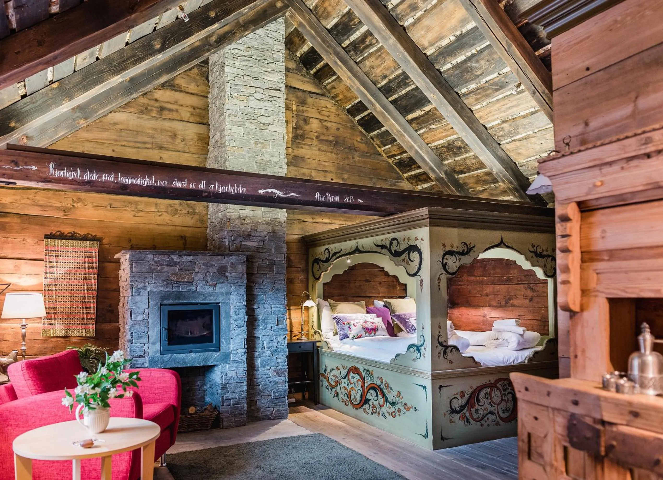 Bed in Store Ringheim Hotel og Restaurant