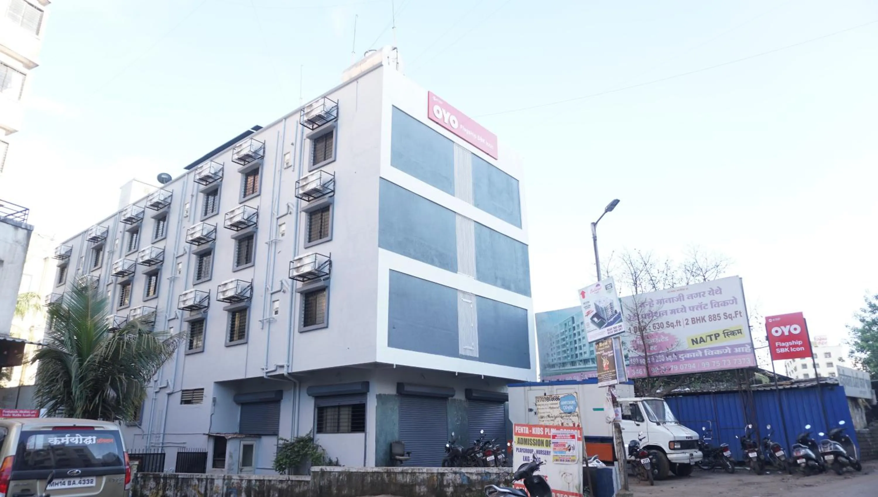 Facade/entrance in Hotel O Sbk Icon Near Fun Time Multiplex