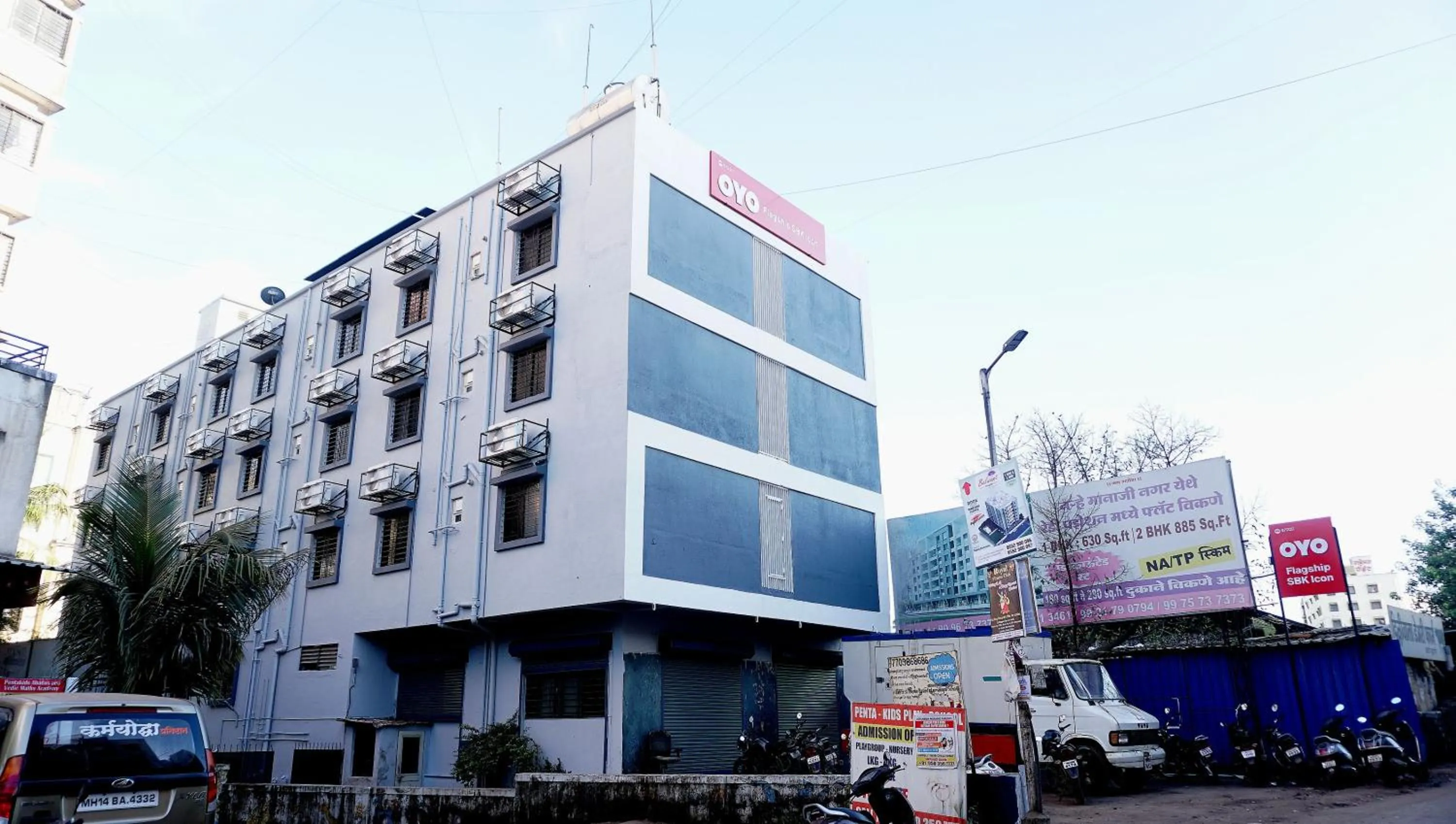 Facade/entrance in Hotel O Sbk Icon Near Fun Time Multiplex