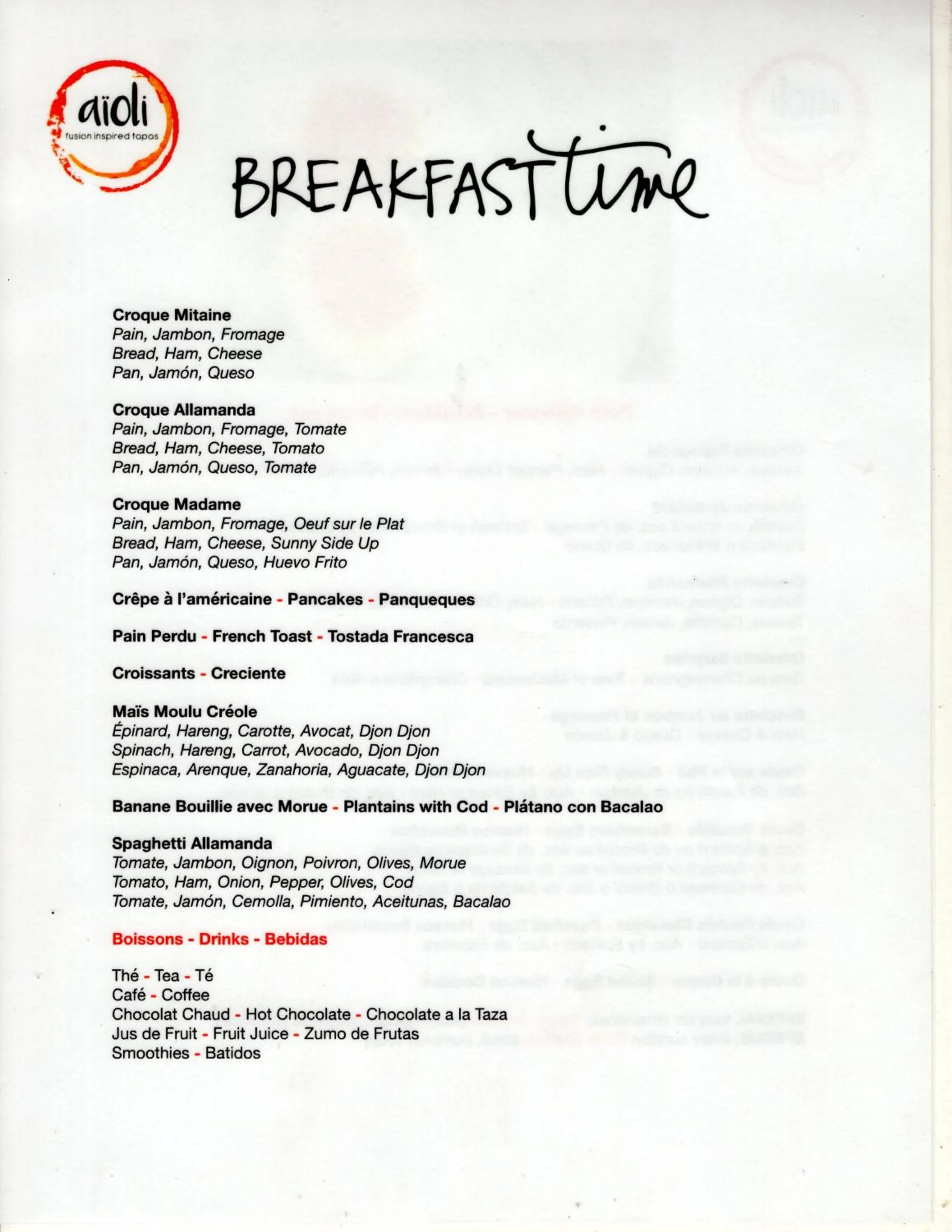 Breakfast in Allamanda Hotel