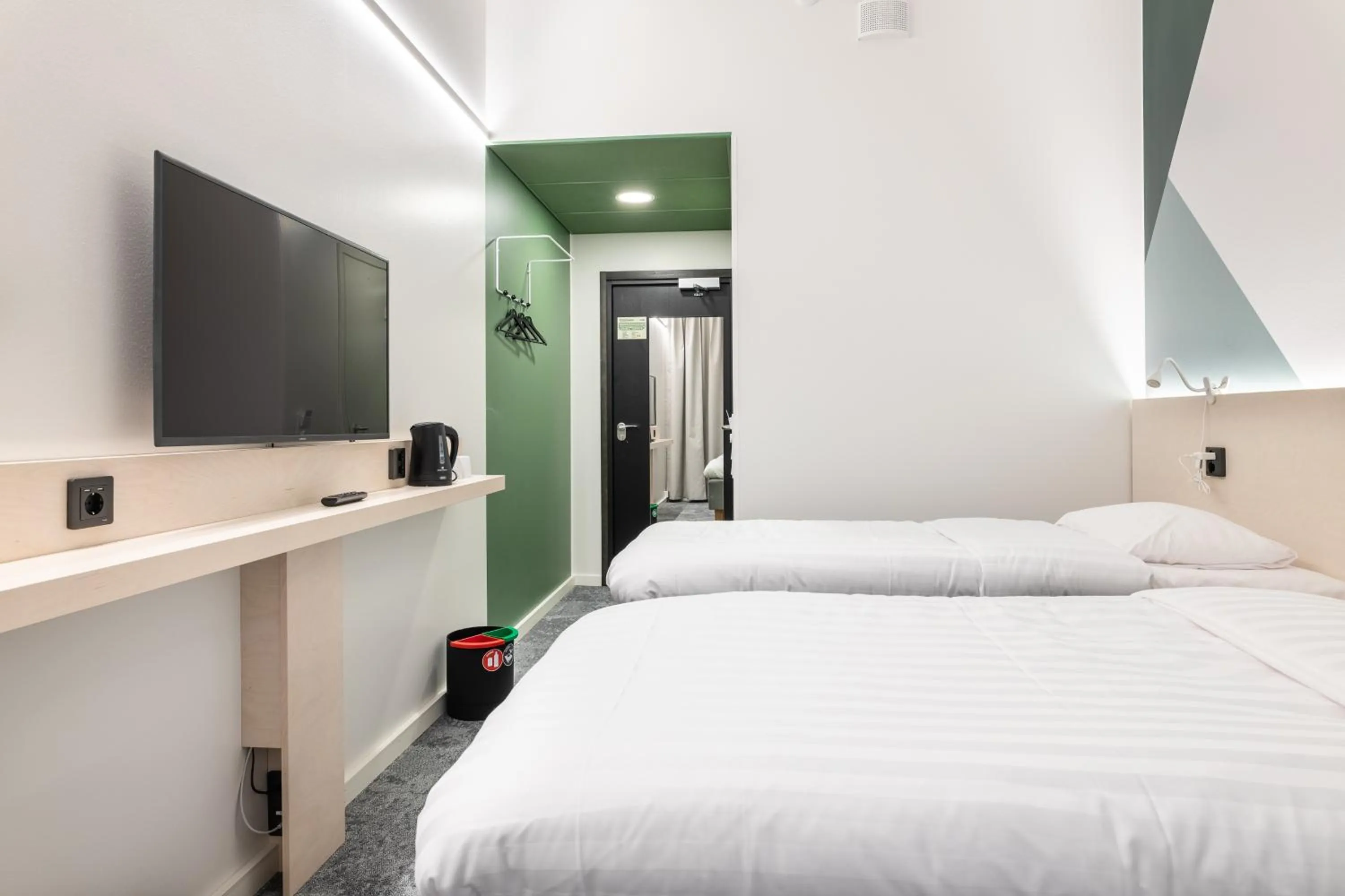 TV and multimedia, Bed in GreenStar Hotel Vaasa