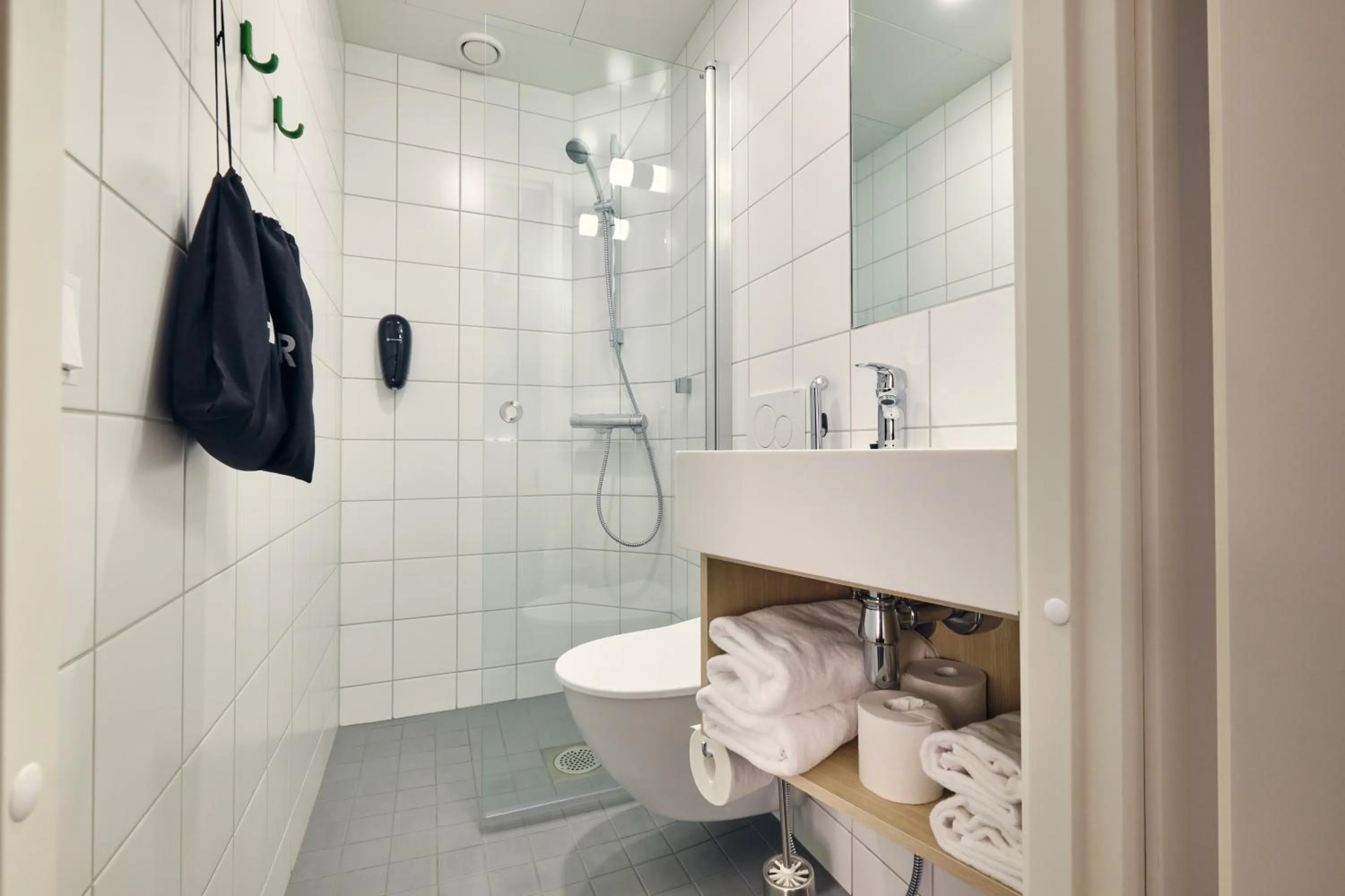 Shower in GreenStar Hotel Vaasa