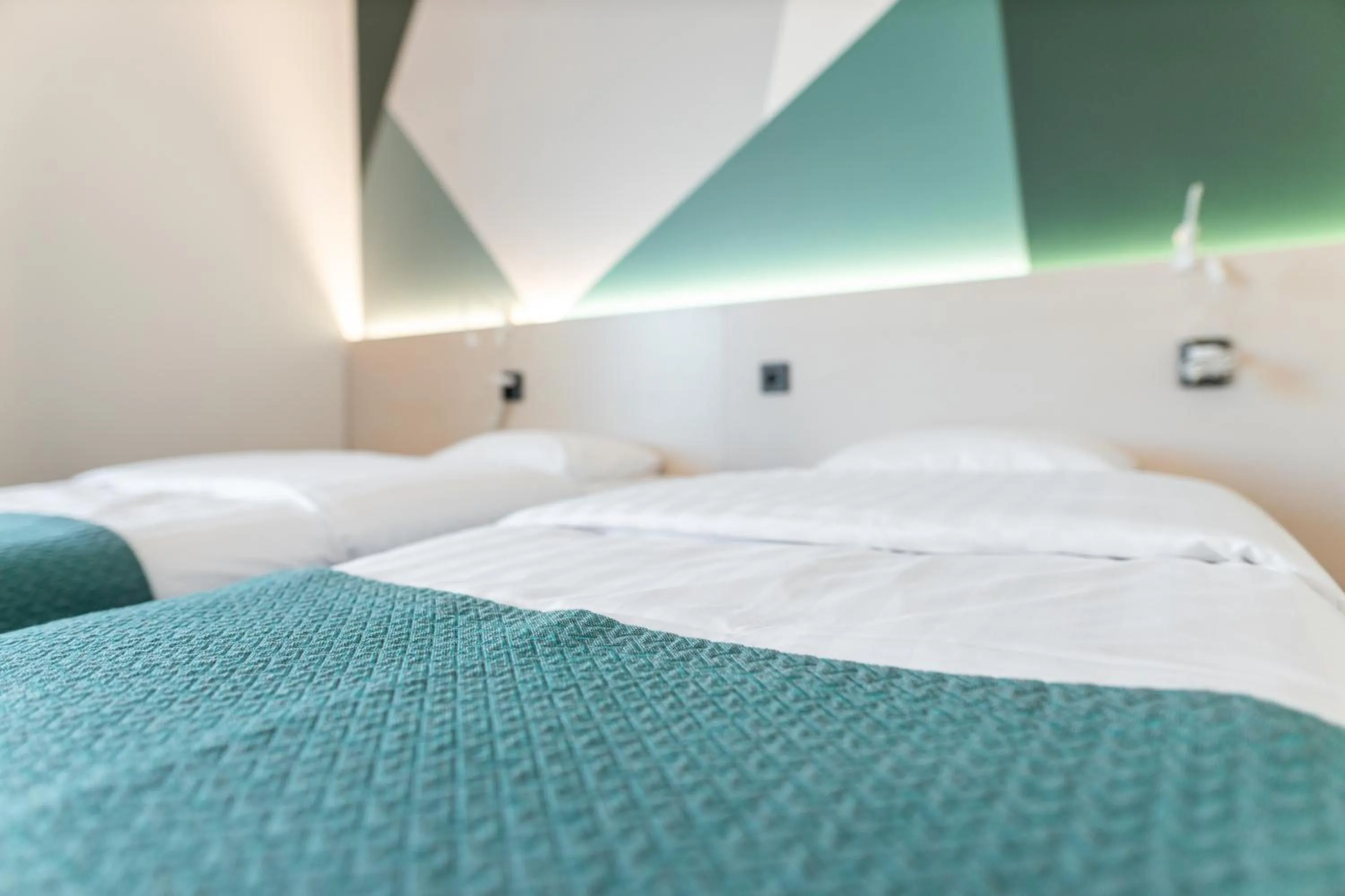 Bed in GreenStar Hotel Vaasa