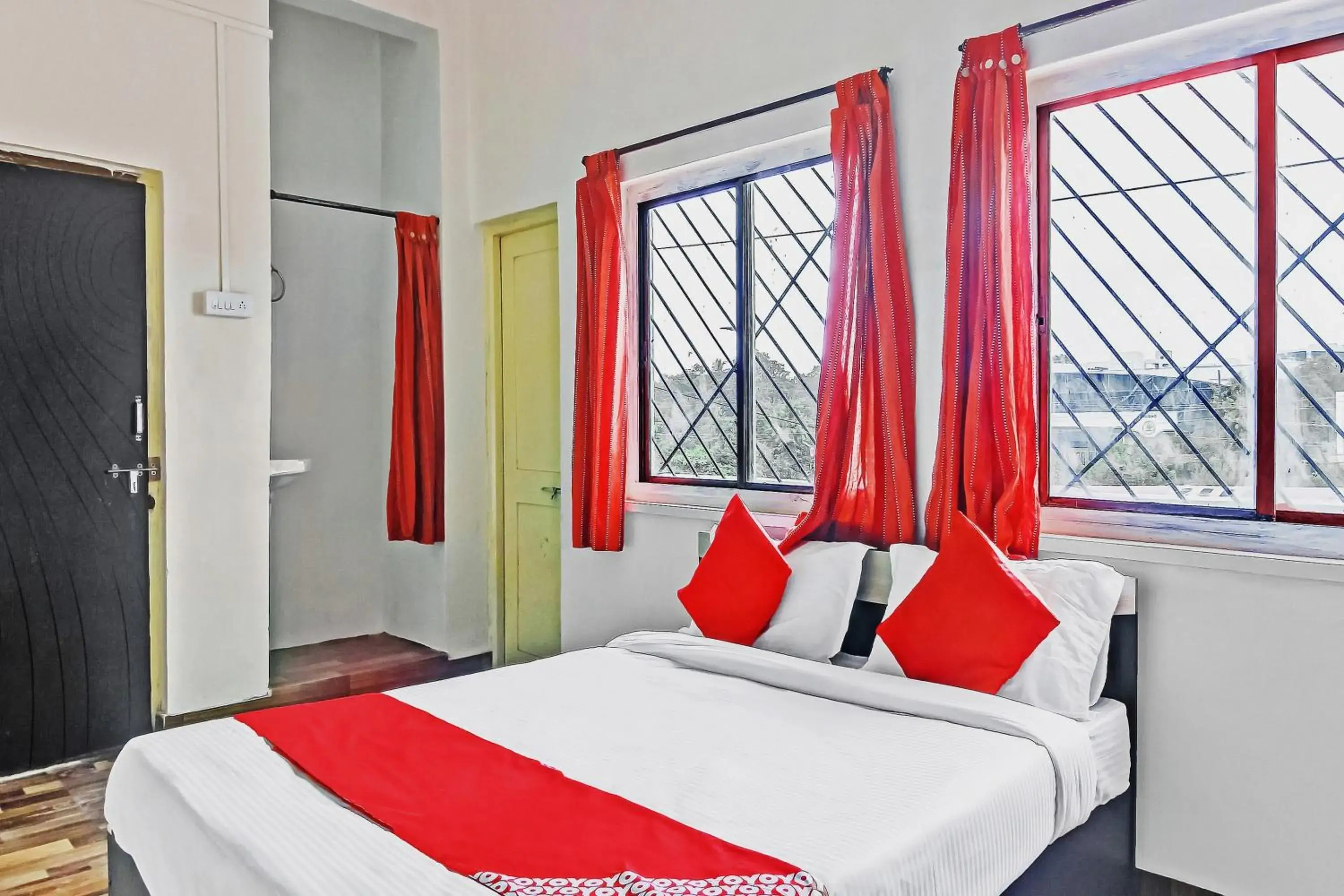 Bedroom, Bed in Super Hotel O Shree Balaji Lodging Bedroom, Bed in Super Hotel O Shree Balaji Lodging