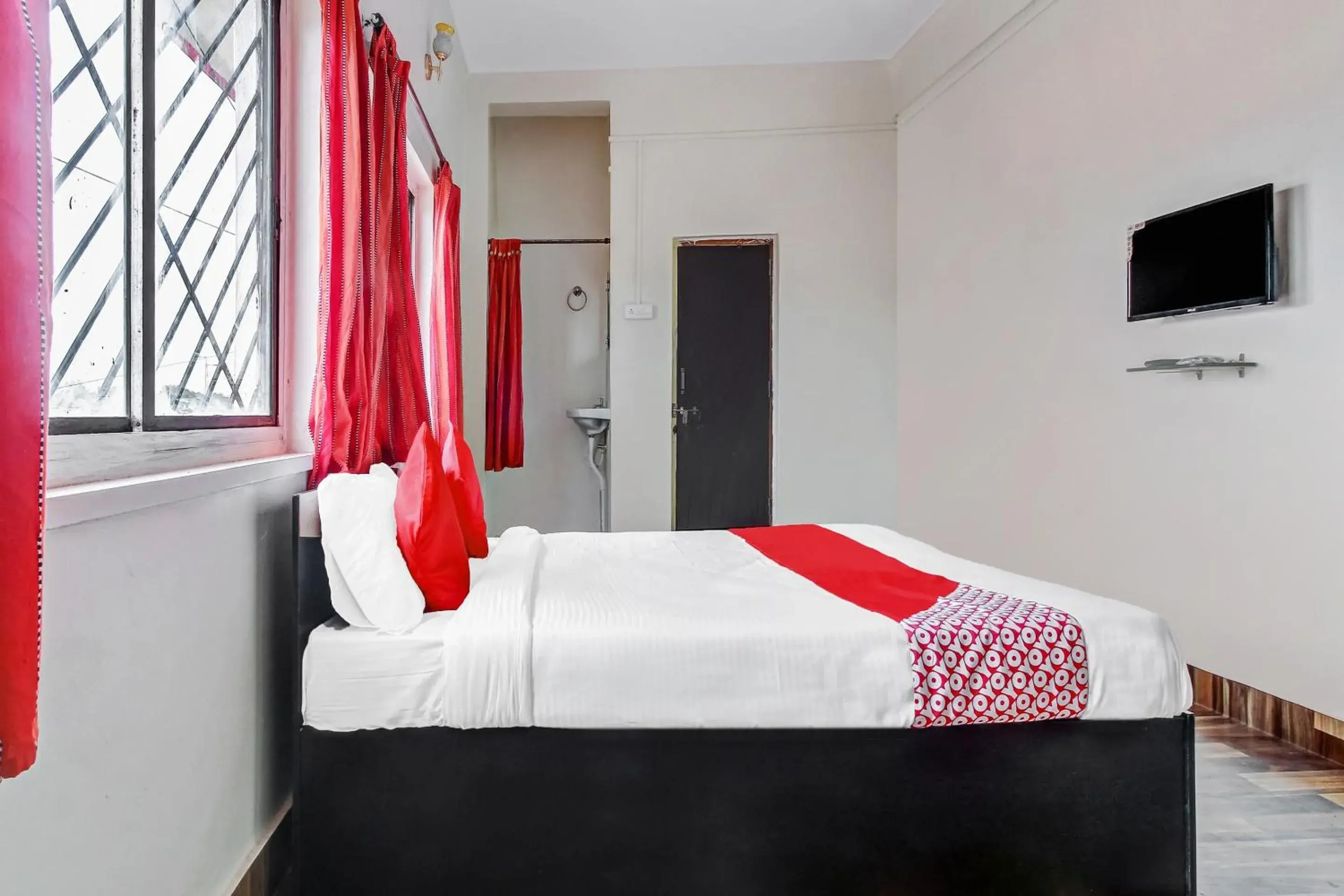 Bedroom, Bed in Super Hotel O Shree Balaji Lodging Bedroom, Bed in Super Hotel O Shree Balaji Lodging