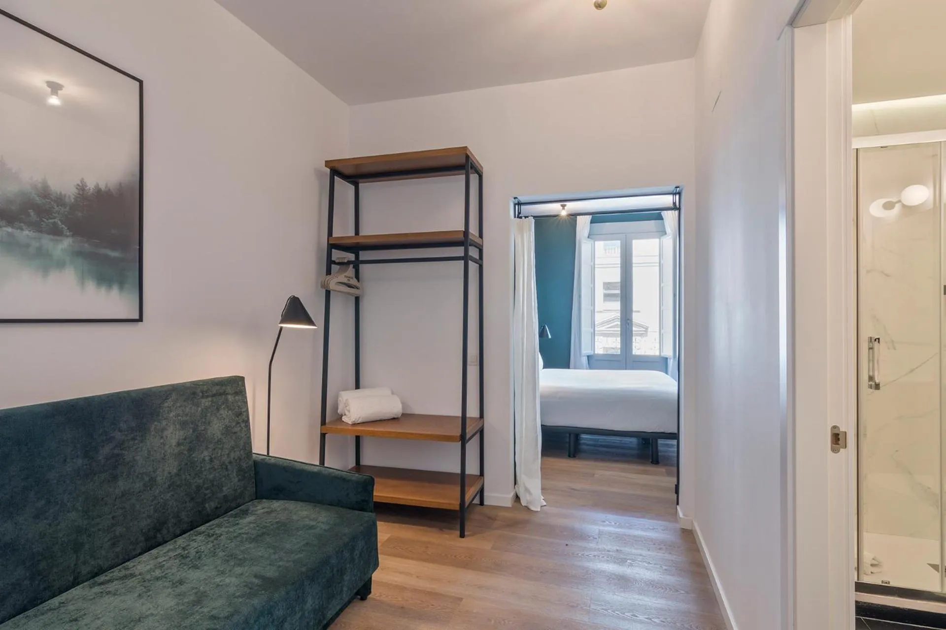 Bedroom, Bed in Uma Suites Atocha