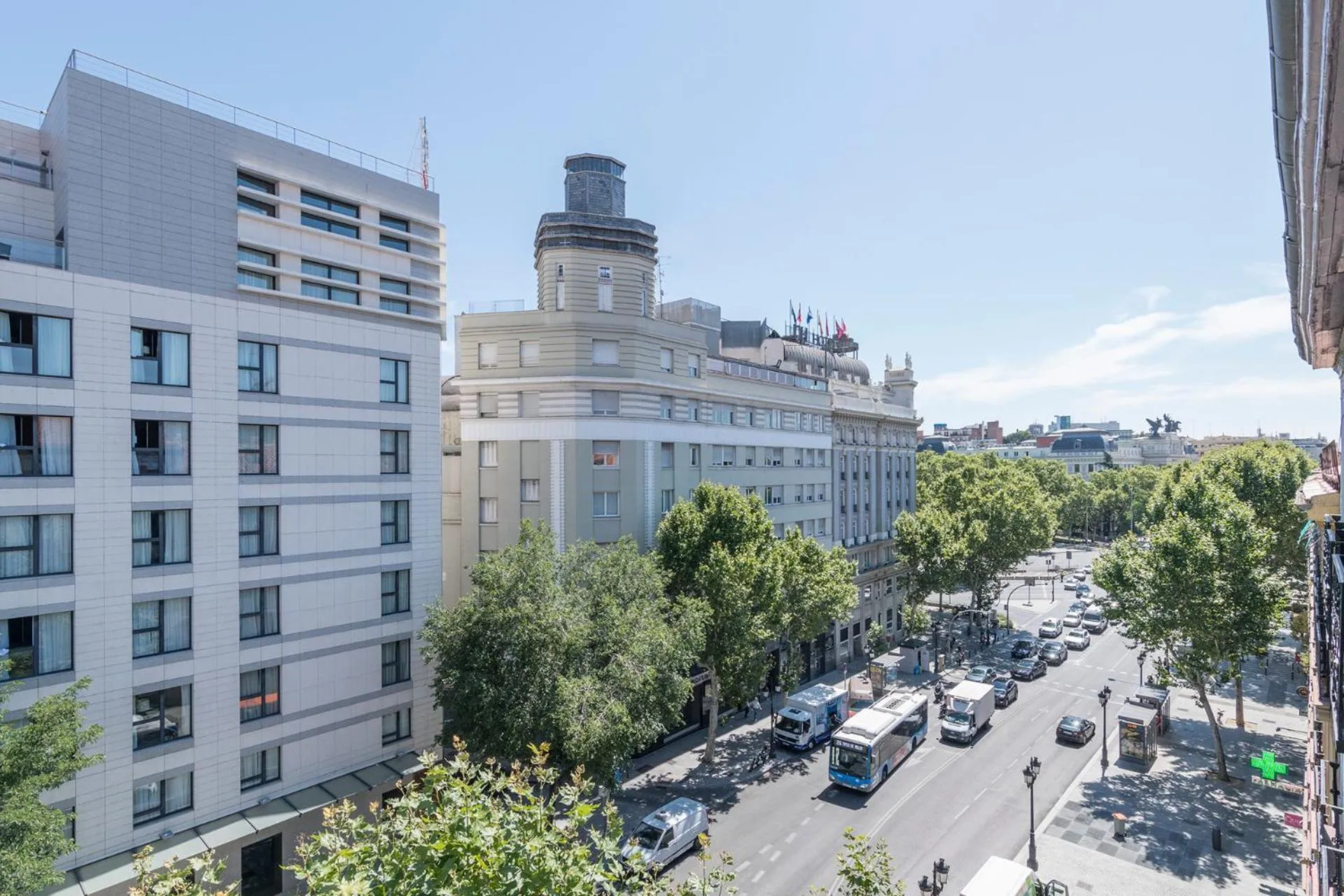 City view in Uma Suites Atocha