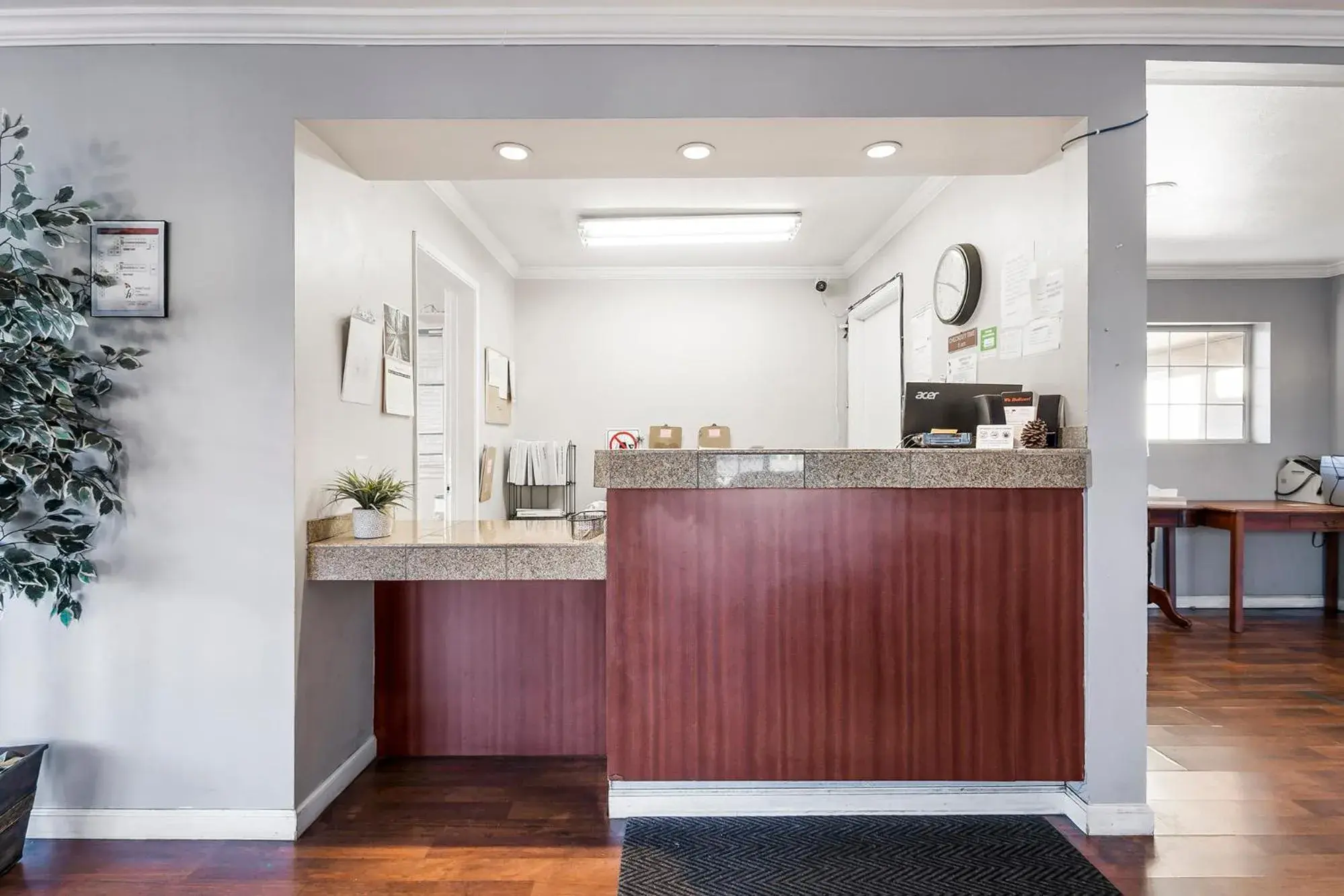 Lobby or reception in Heritage Inn Express Chico Lobby or reception in Heritage Inn Express Chico