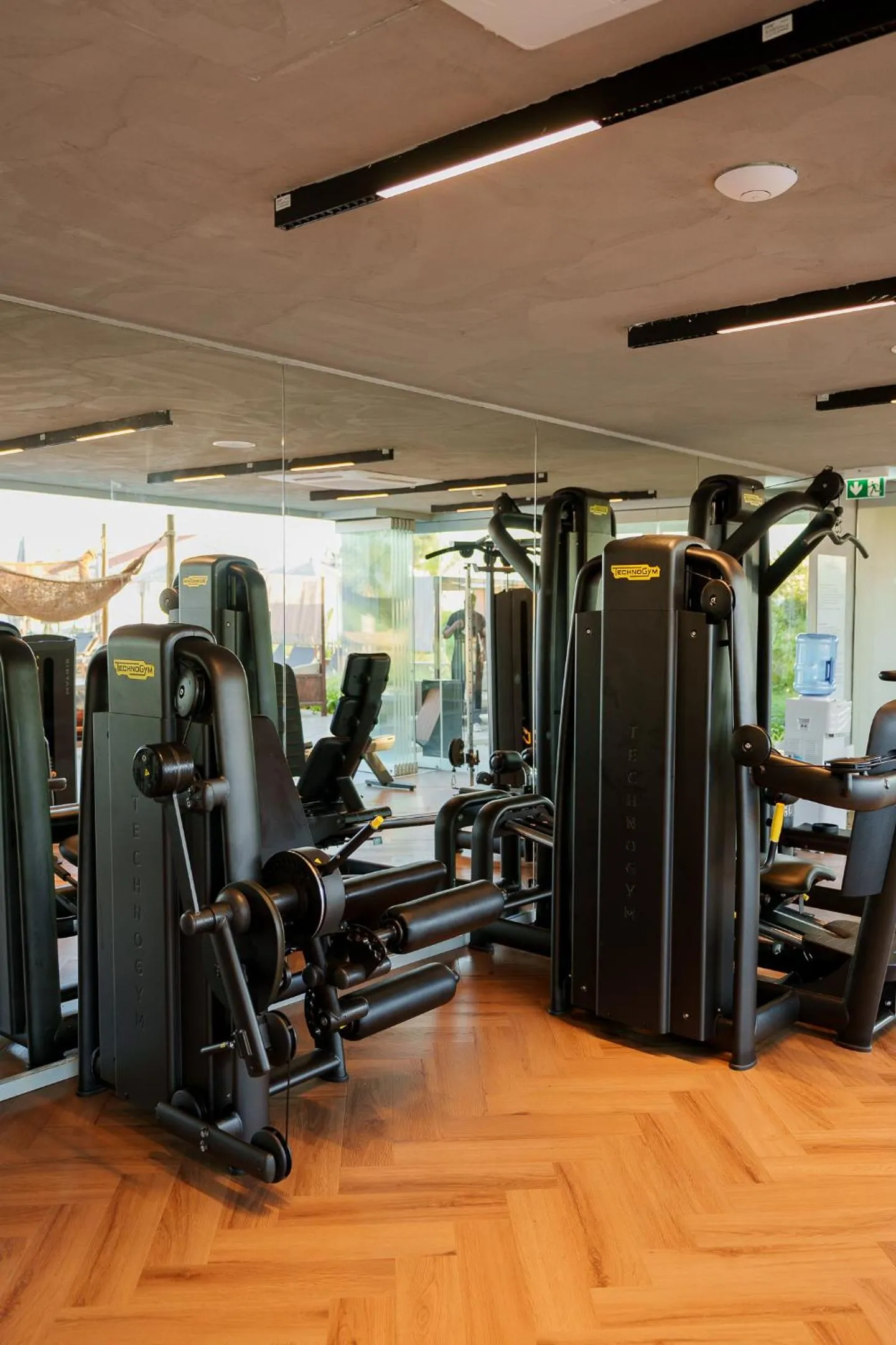 Fitness centre/facilities in Cavo Zoe Seaside Hotel