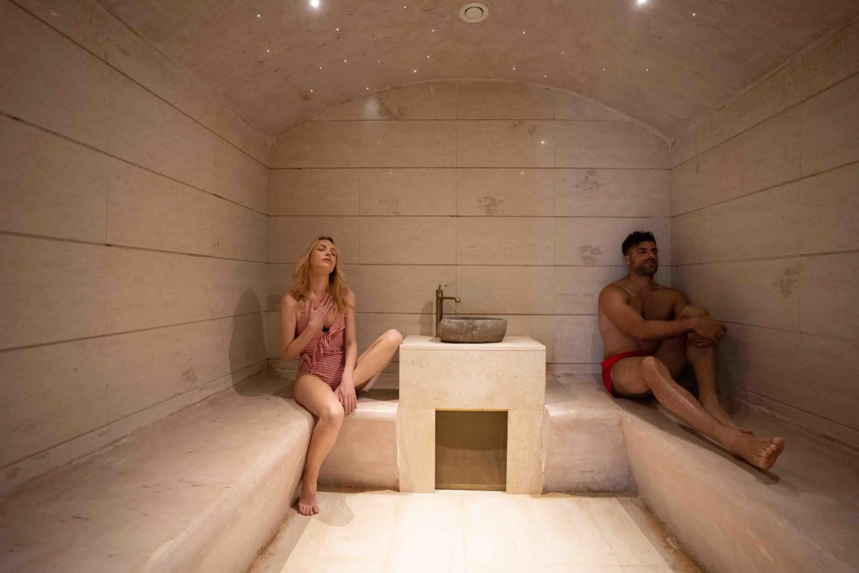 Sauna in Cavo Zoe Seaside Hotel