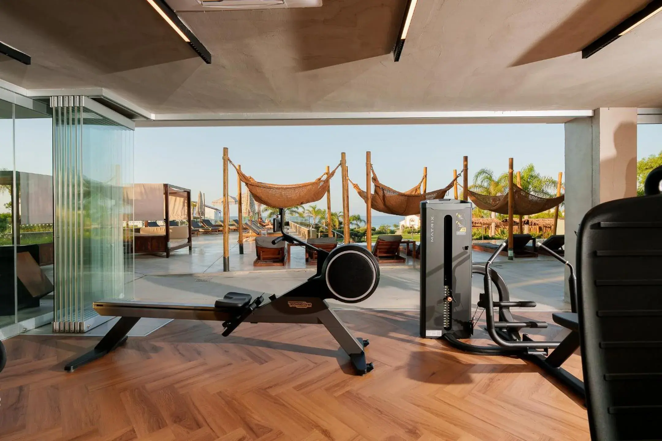 Fitness centre/facilities in Cavo Zoe Seaside Hotel Fitness centre/facilities in Cavo Zoe Seaside Hotel