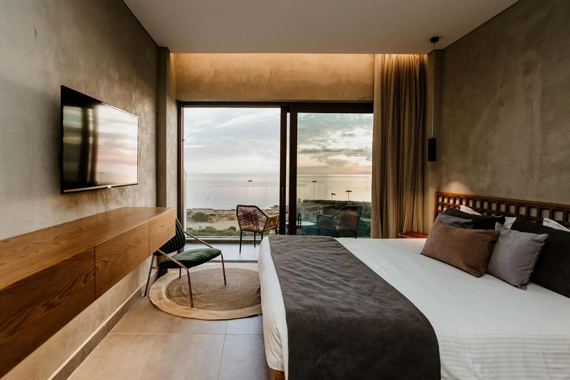 Bedroom, Bed in Cavo Zoe Seaside Hotel