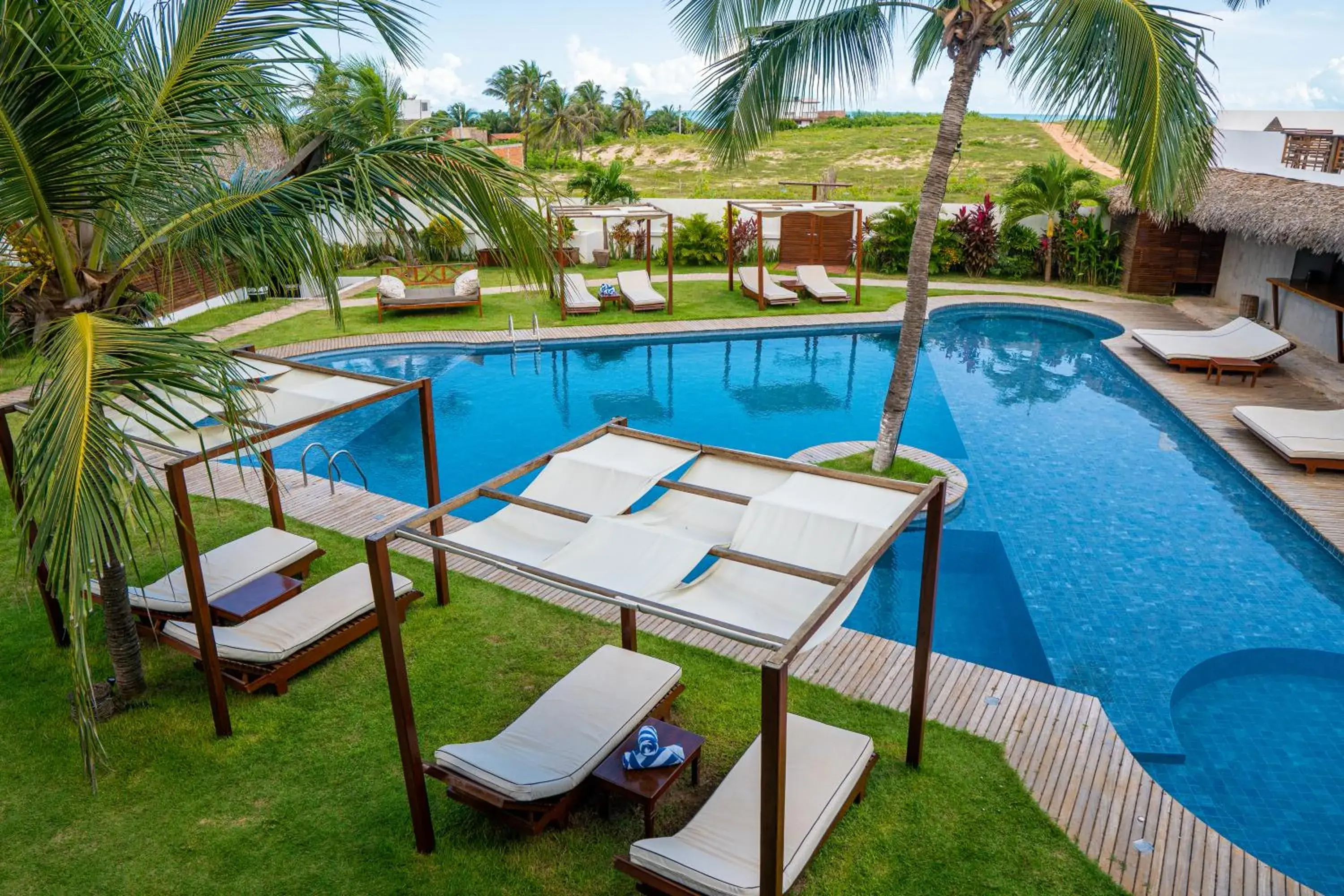 Garden view in Villa Zen Hotel Garden view in Villa Zen Hotel