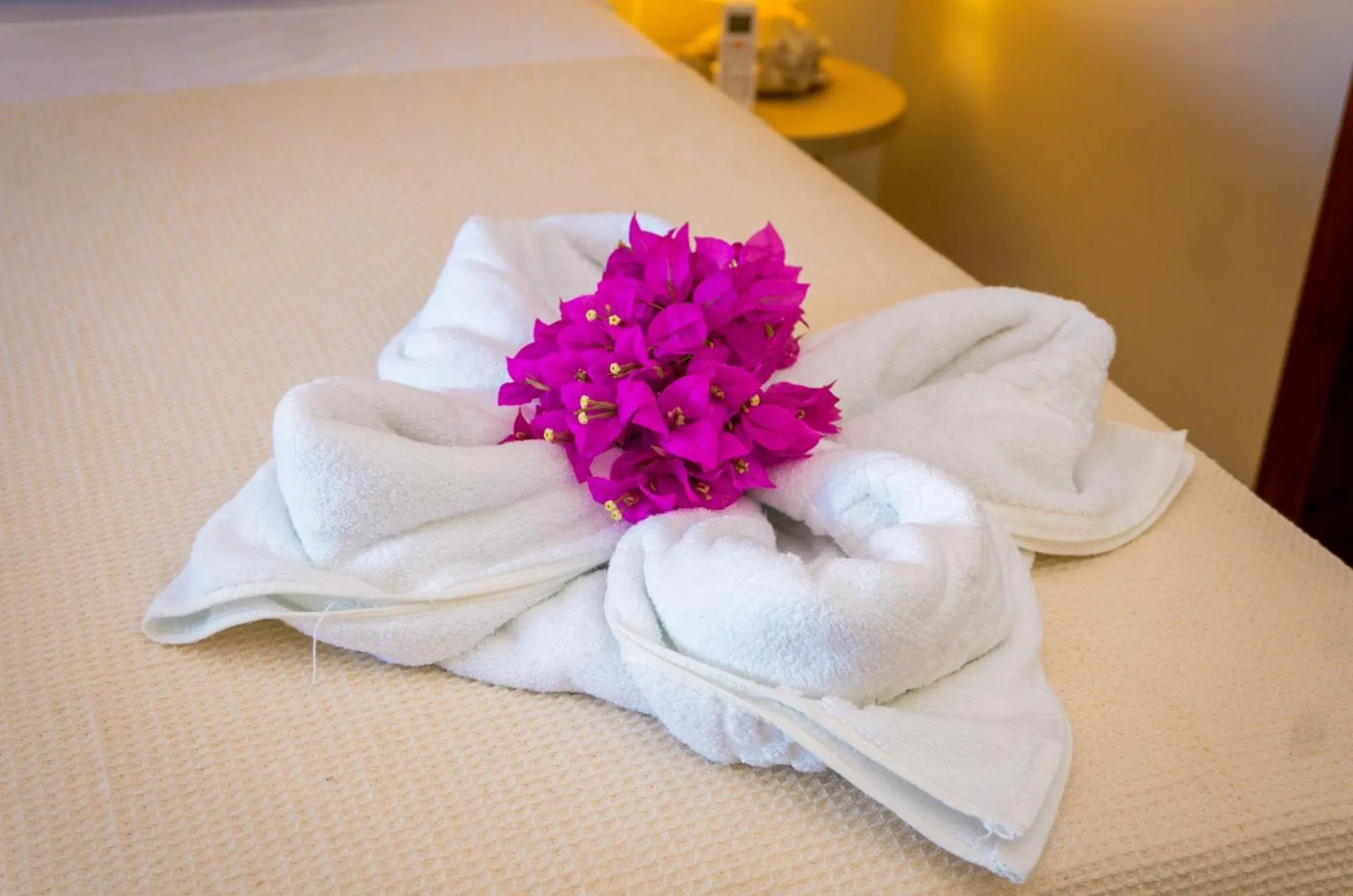 Decorative detail, Bed in Villa Zen Hotel