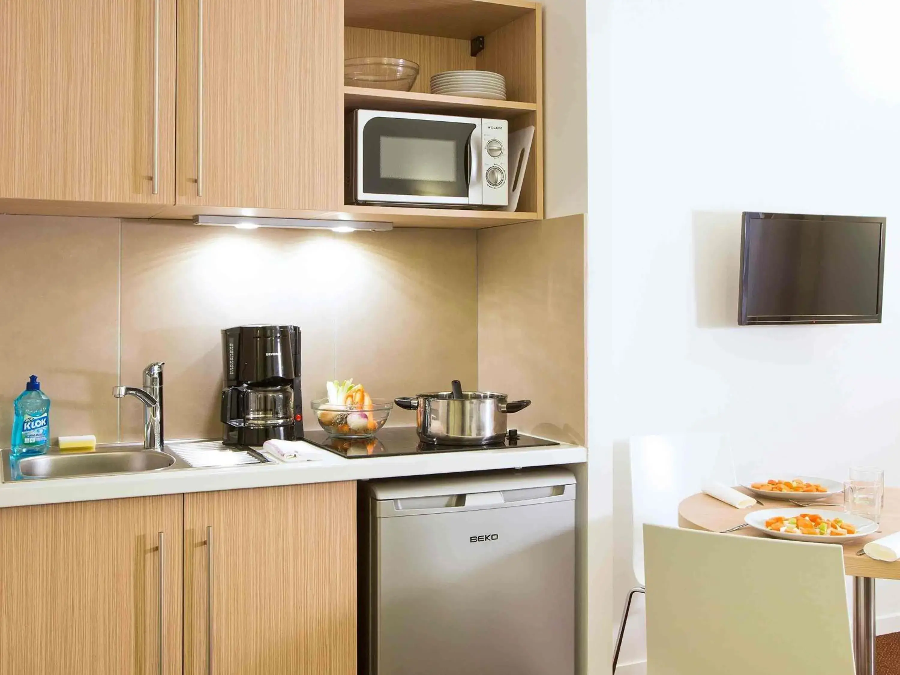 Bedroom in Aparthotel Adagio Access Le Havre Les Docks Bedroom in Aparthotel Adagio Access Le Havre Les Docks