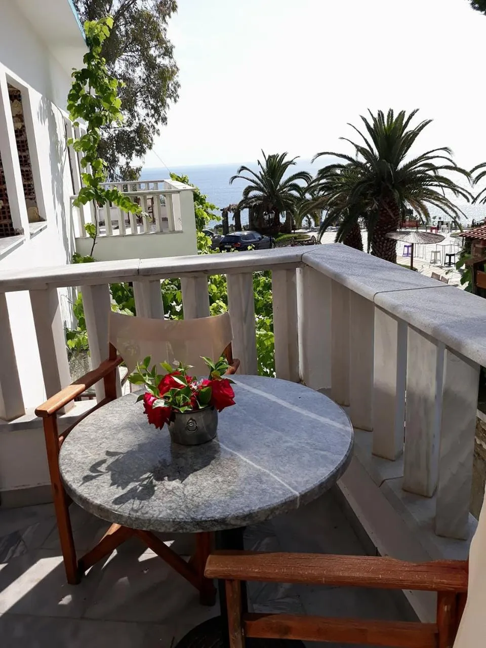 Balcony/Terrace in Kinira Beach Hotel