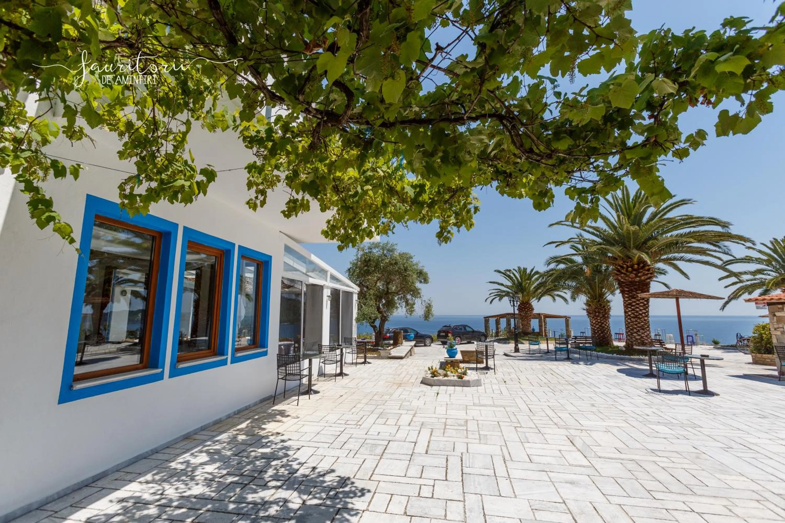Patio in Kinira Beach Hotel