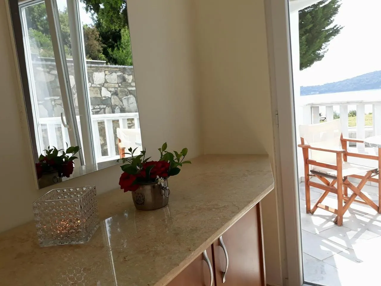 Balcony/Terrace in Kinira Beach Hotel