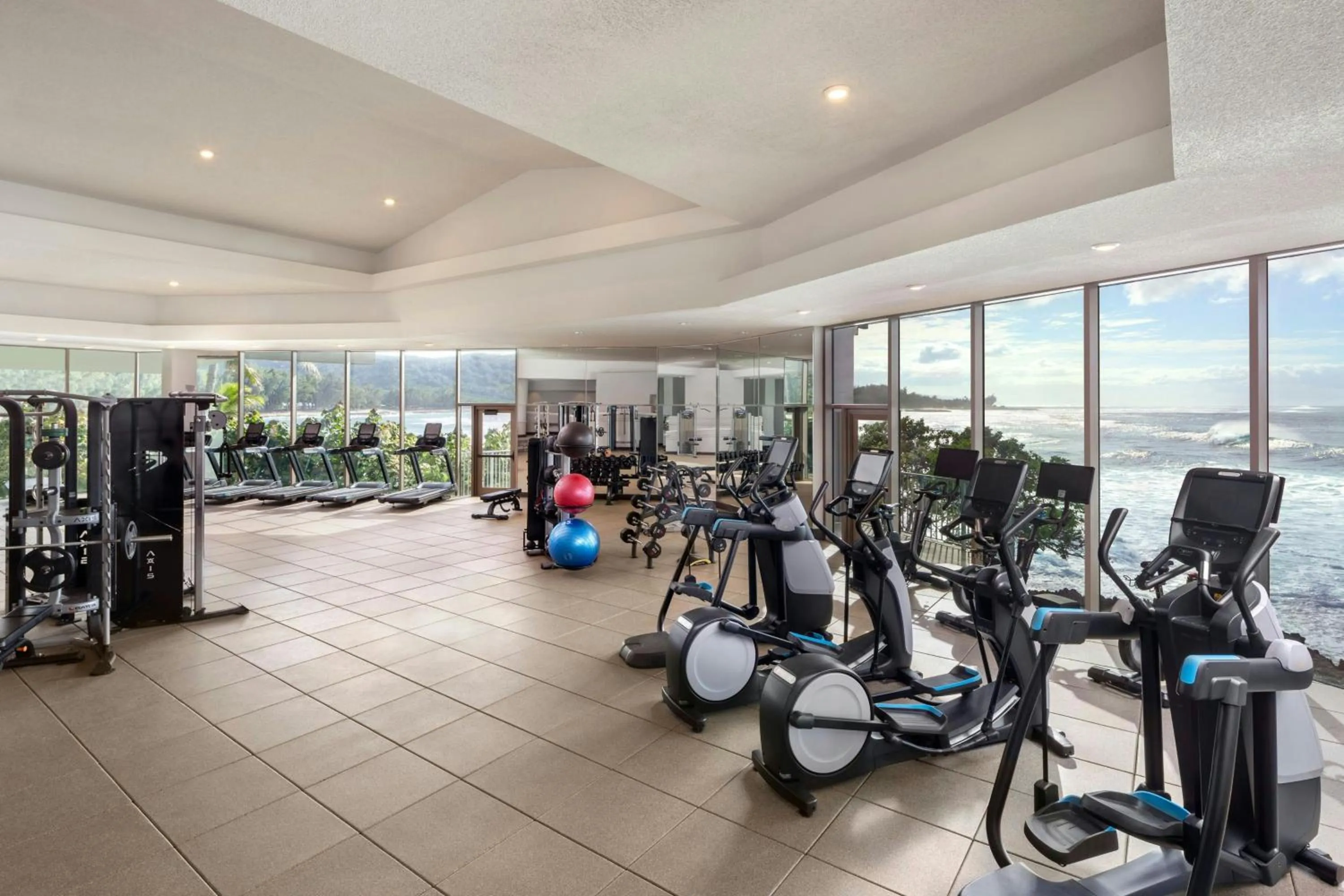 Fitness centre/facilities in The Ritz-Carlton O'ahu, Turtle Bay
