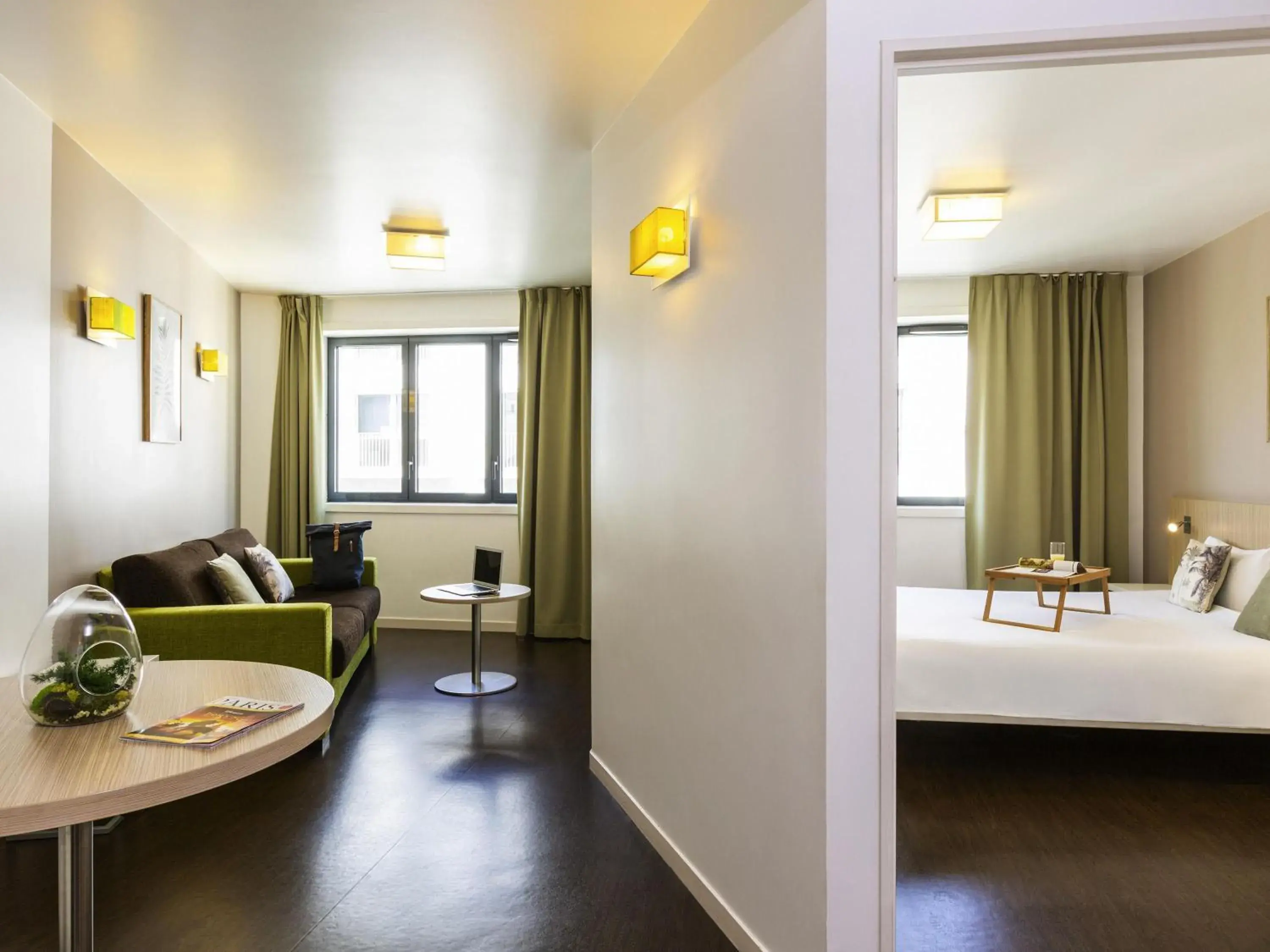 Bedroom, Bed in Aparthotel Adagio Access Paris Reuilly Bedroom, Bed in Aparthotel Adagio Access Paris Reuilly