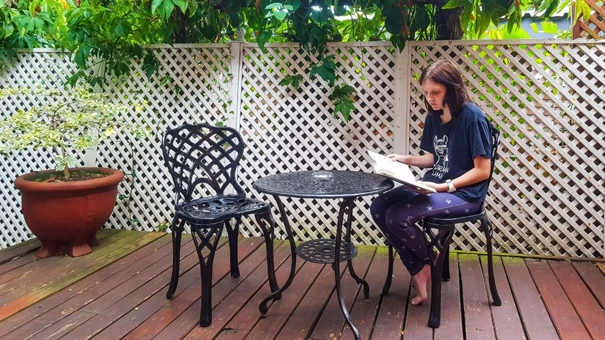 Patio in Santa Lucia Guest House