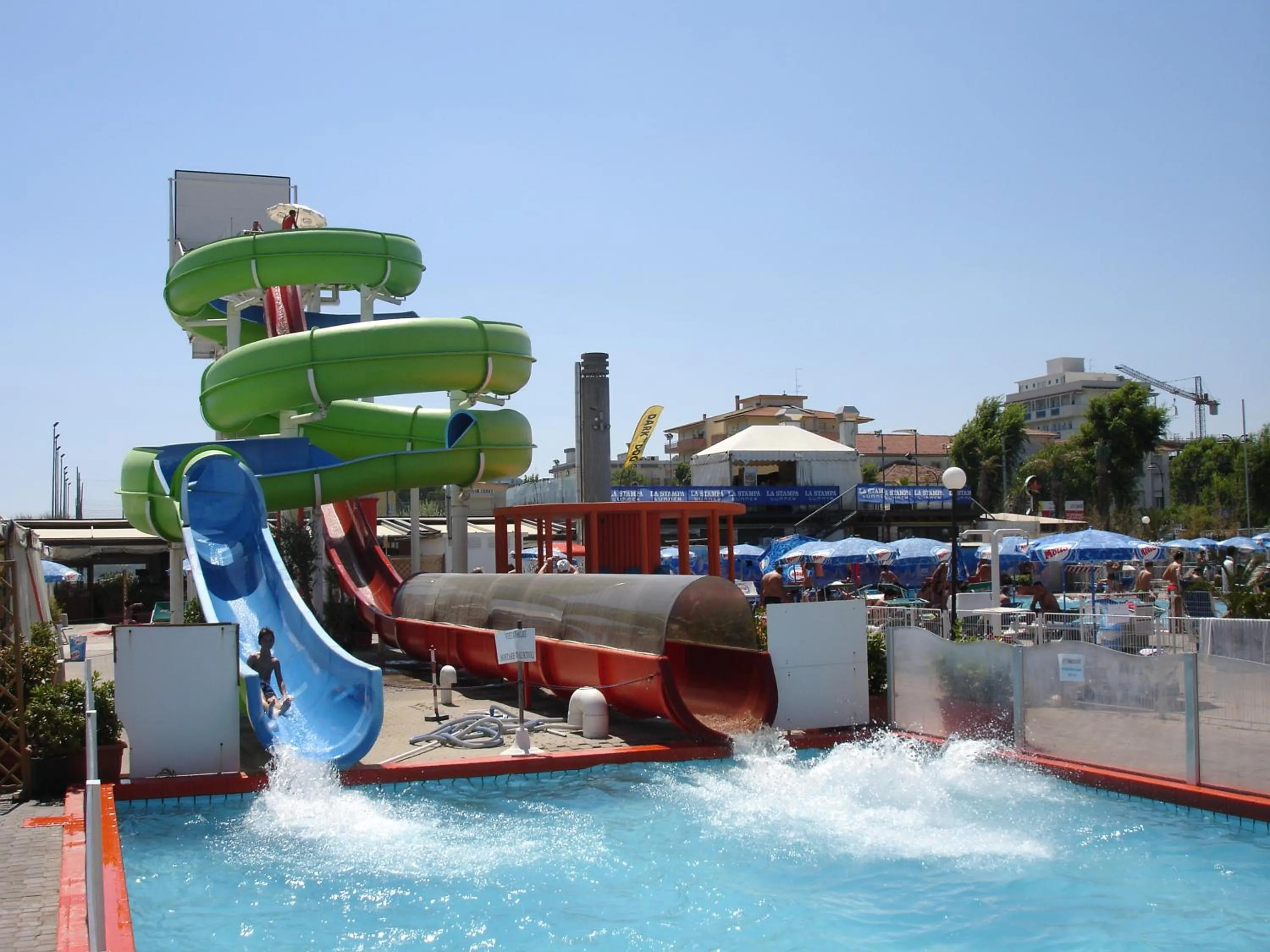 Aqua park in Hotel Mignon Riccione Fronte Mare