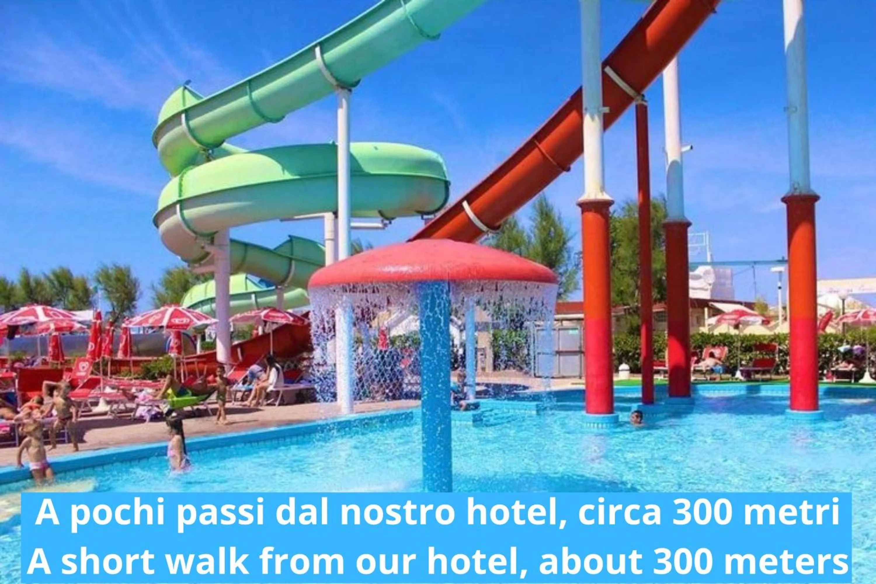 Swimming pool in Hotel Mignon Riccione Fronte Mare