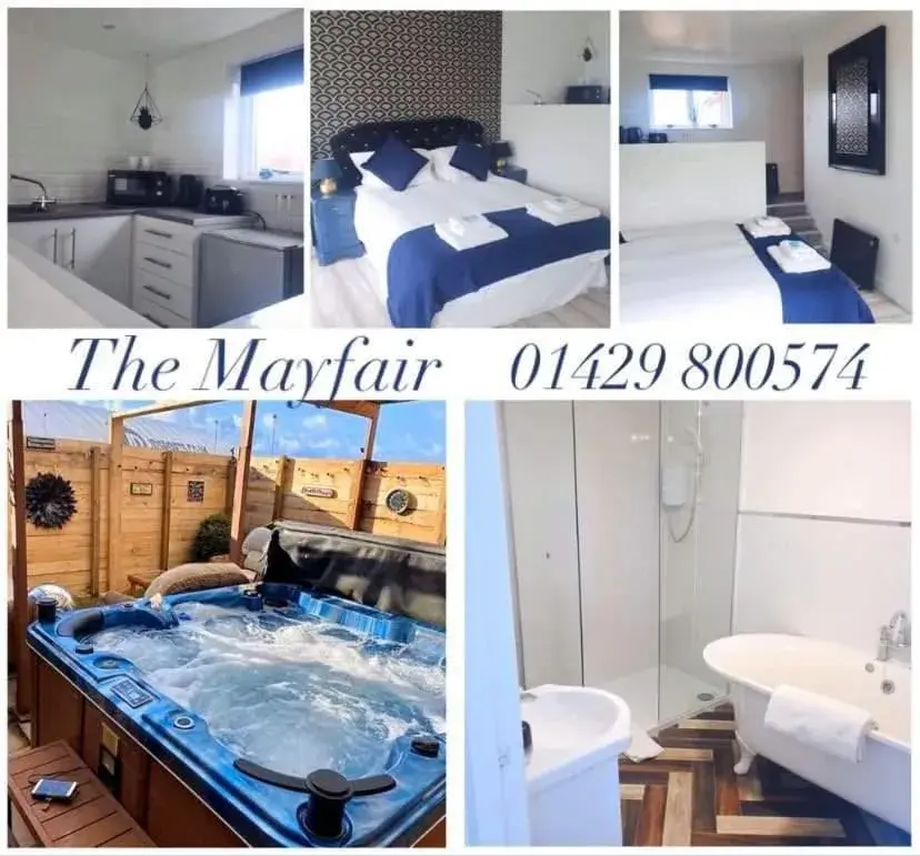 Garden, Bed in The Mayfair Lodge & Family Suite Garden, Bed in The Mayfair Lodge & Family Suite