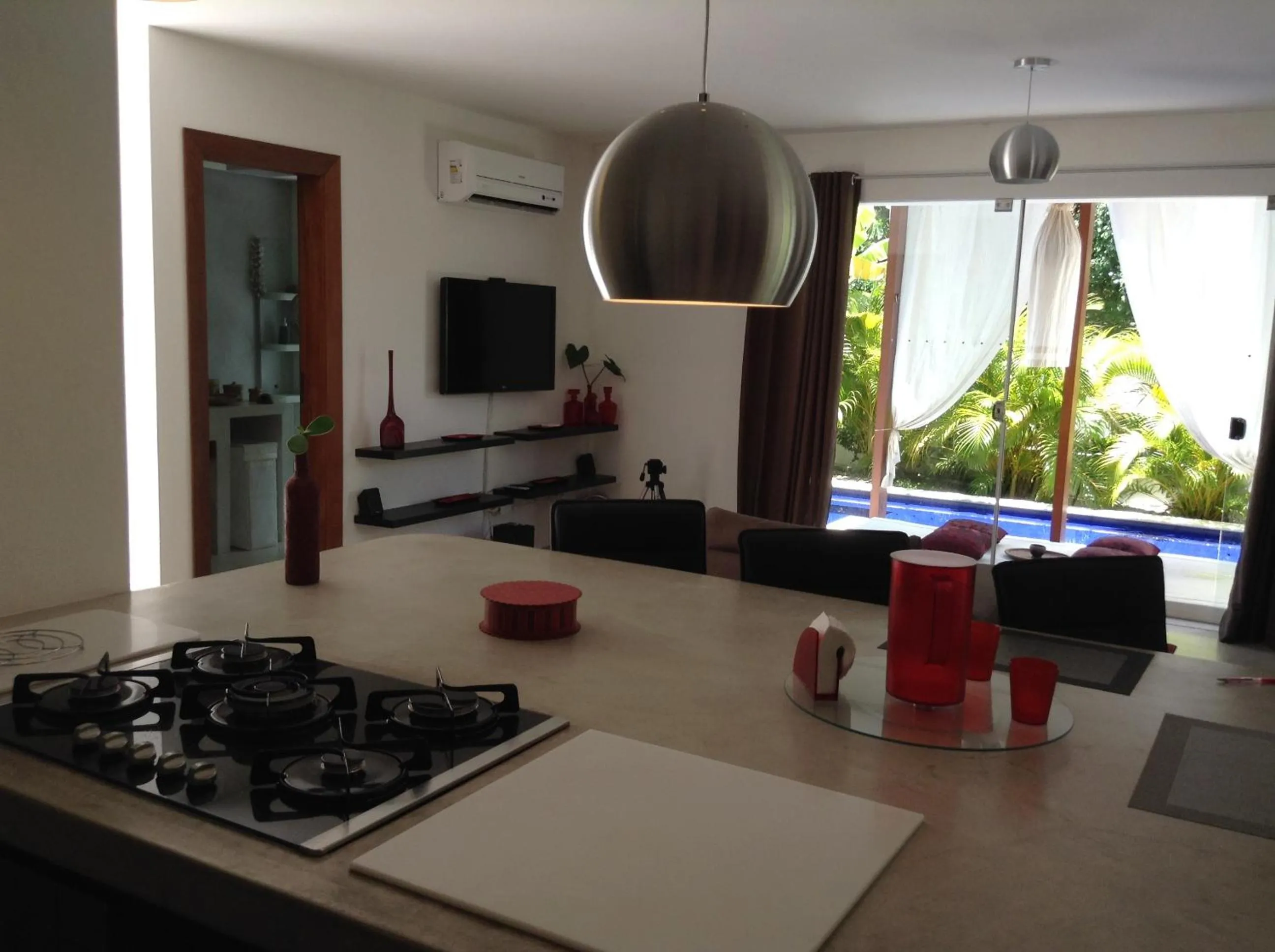 Kitchen or kitchenette in La Reserve Design Villa IDA