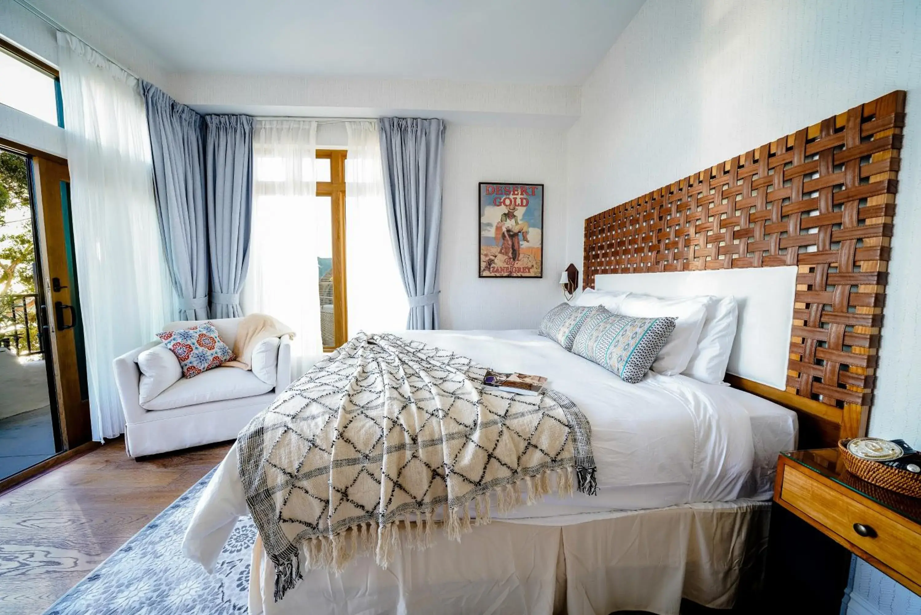 Bedroom, Bed in Zane Grey Pueblo Hotel Bedroom, Bed in Zane Grey Pueblo Hotel