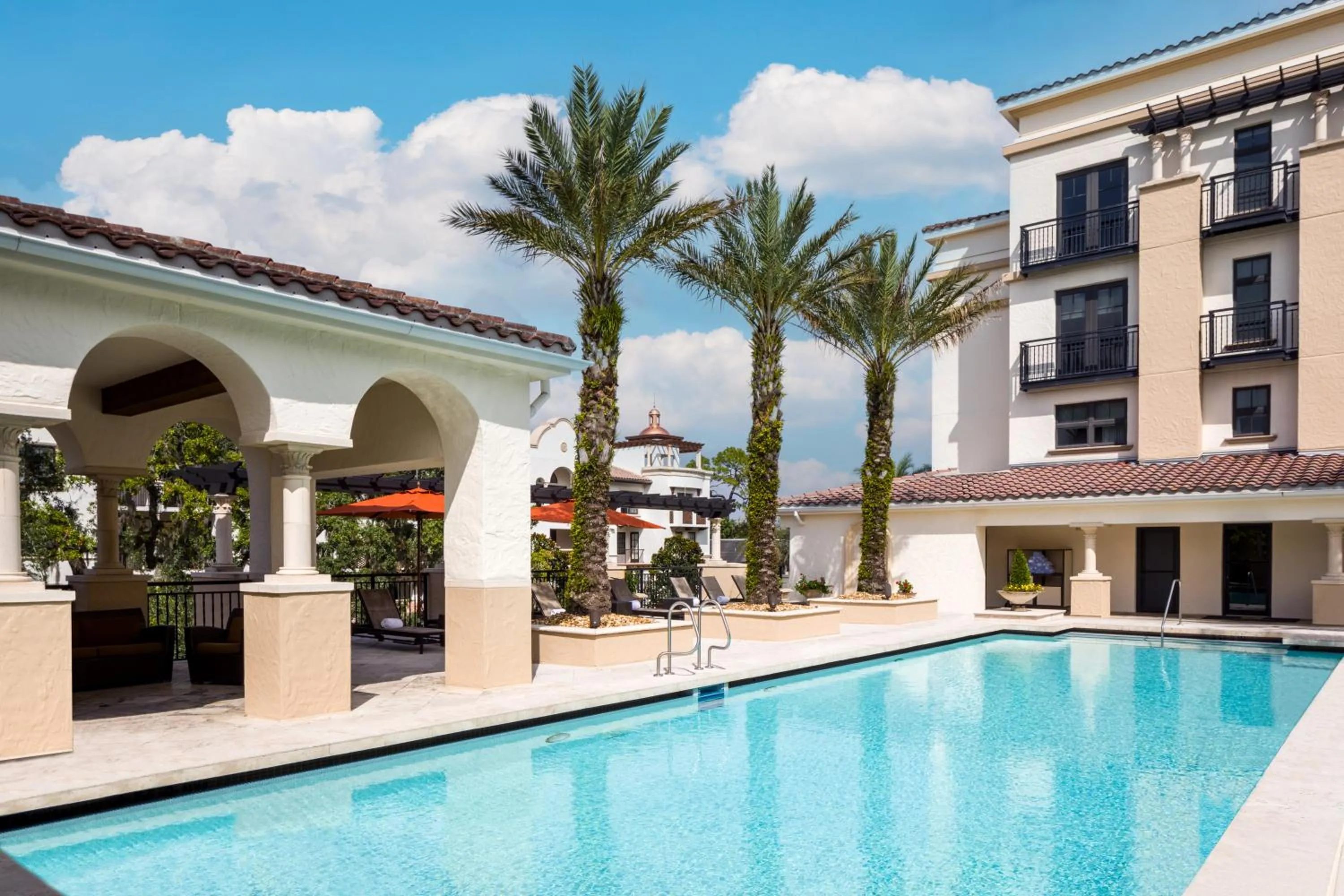 Pool view in The Alfond Inn
