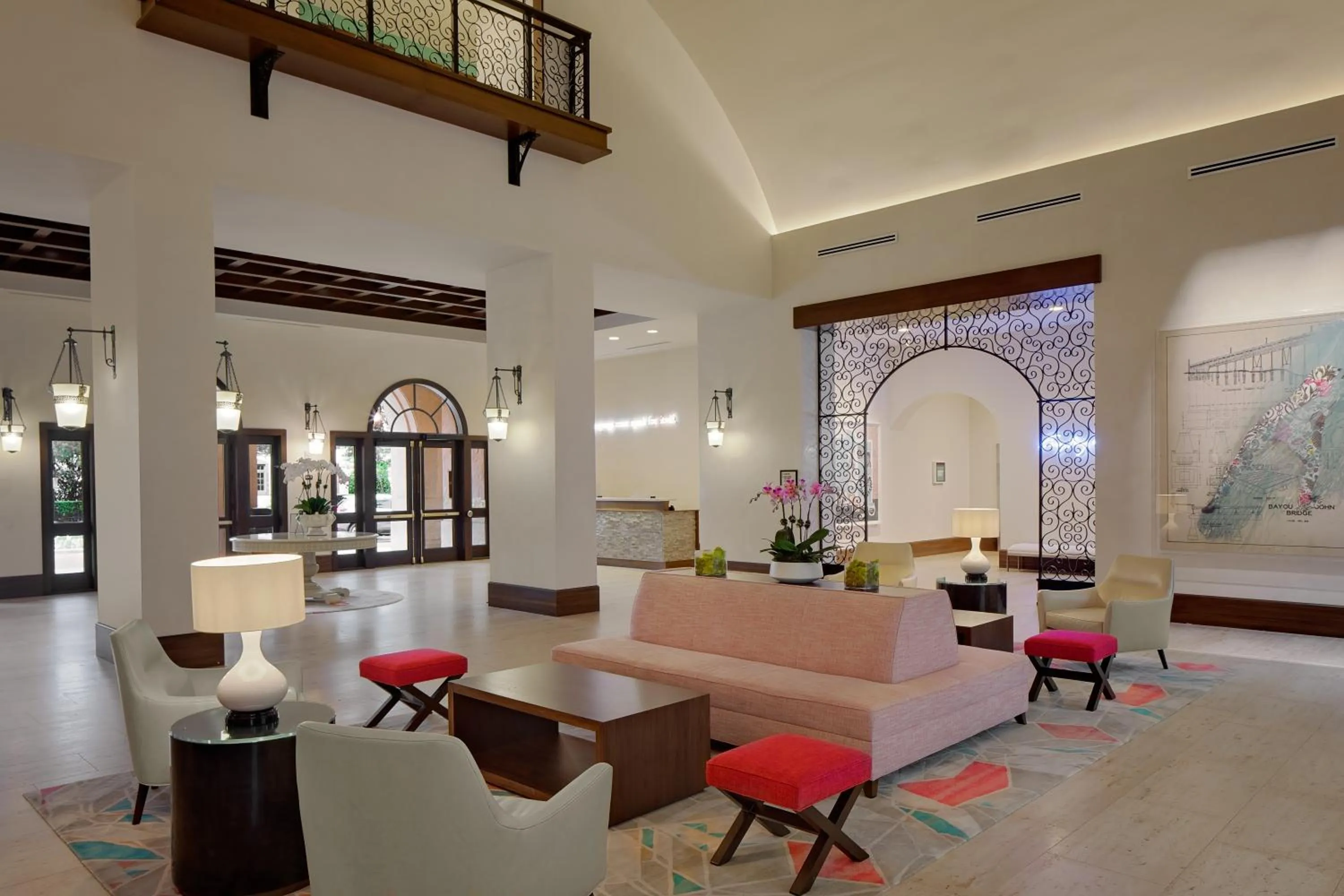 Lobby or reception in The Alfond Inn