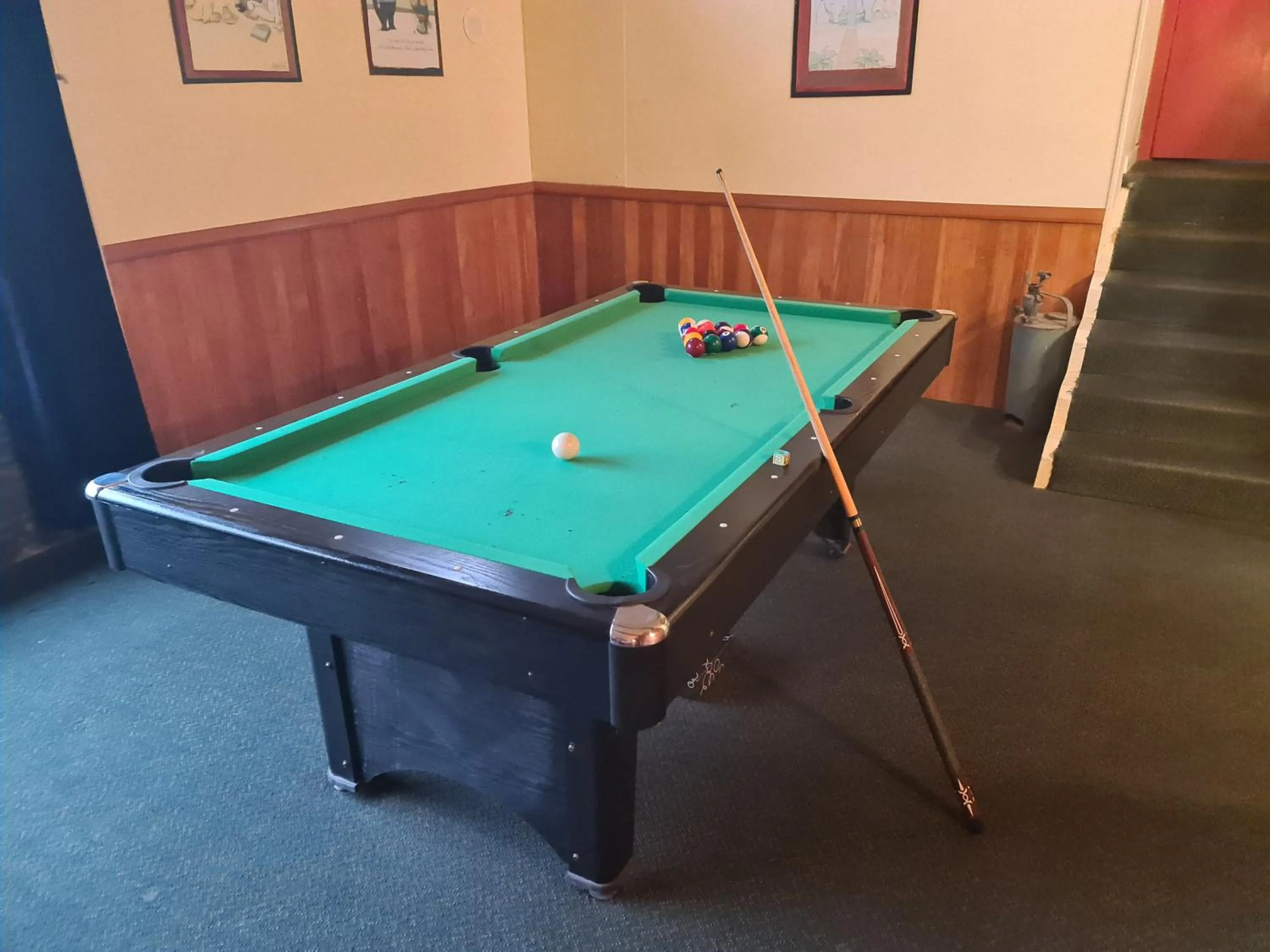 Billiard in Chateau Backpackers & Motels