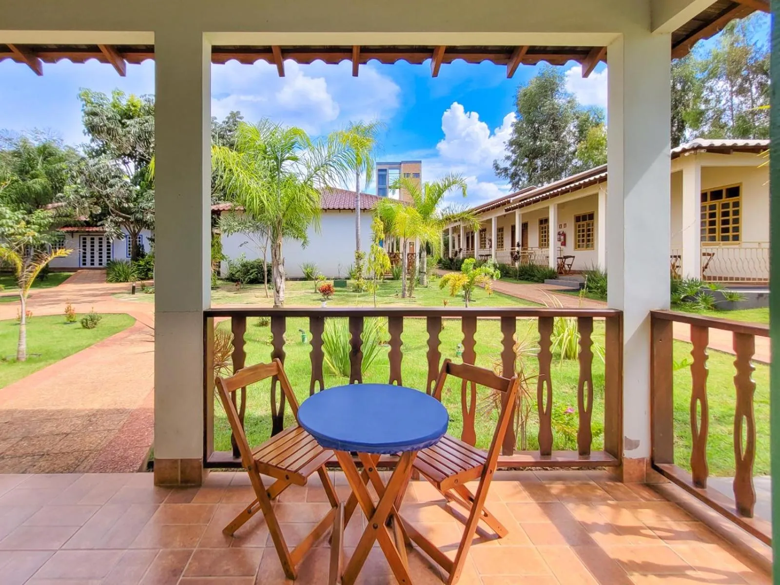 Patio in Pousada Ouro Preto de Bonito