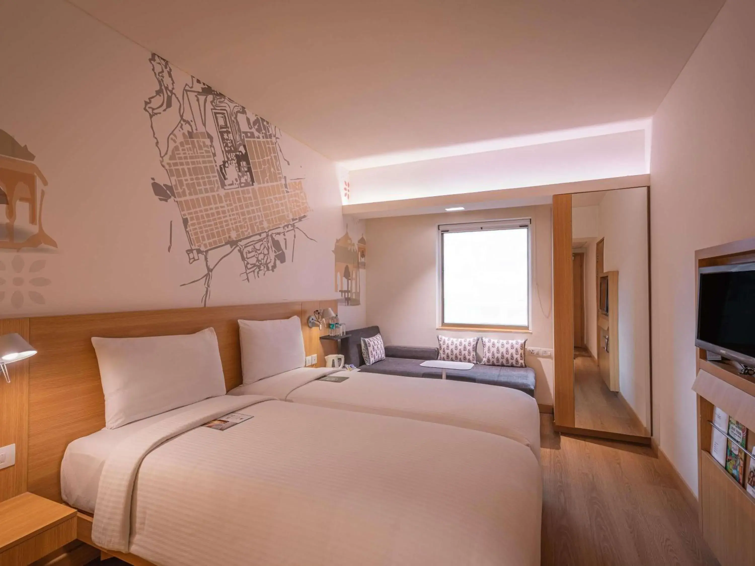 Bedroom, Bed in ibis Jaipur City Centre - An Accor Brand Bedroom, Bed in ibis Jaipur City Centre - An Accor Brand