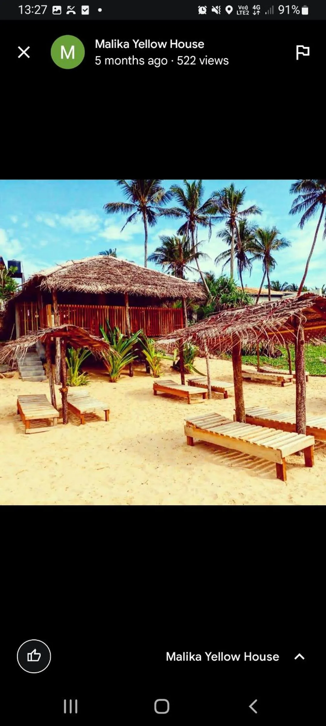 Malika's Yellow House