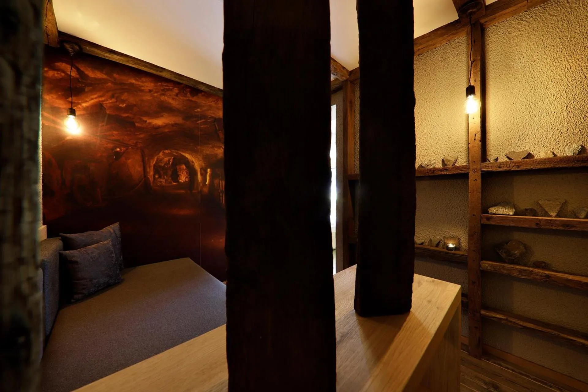 Bed in Hotel Ratschingserhof