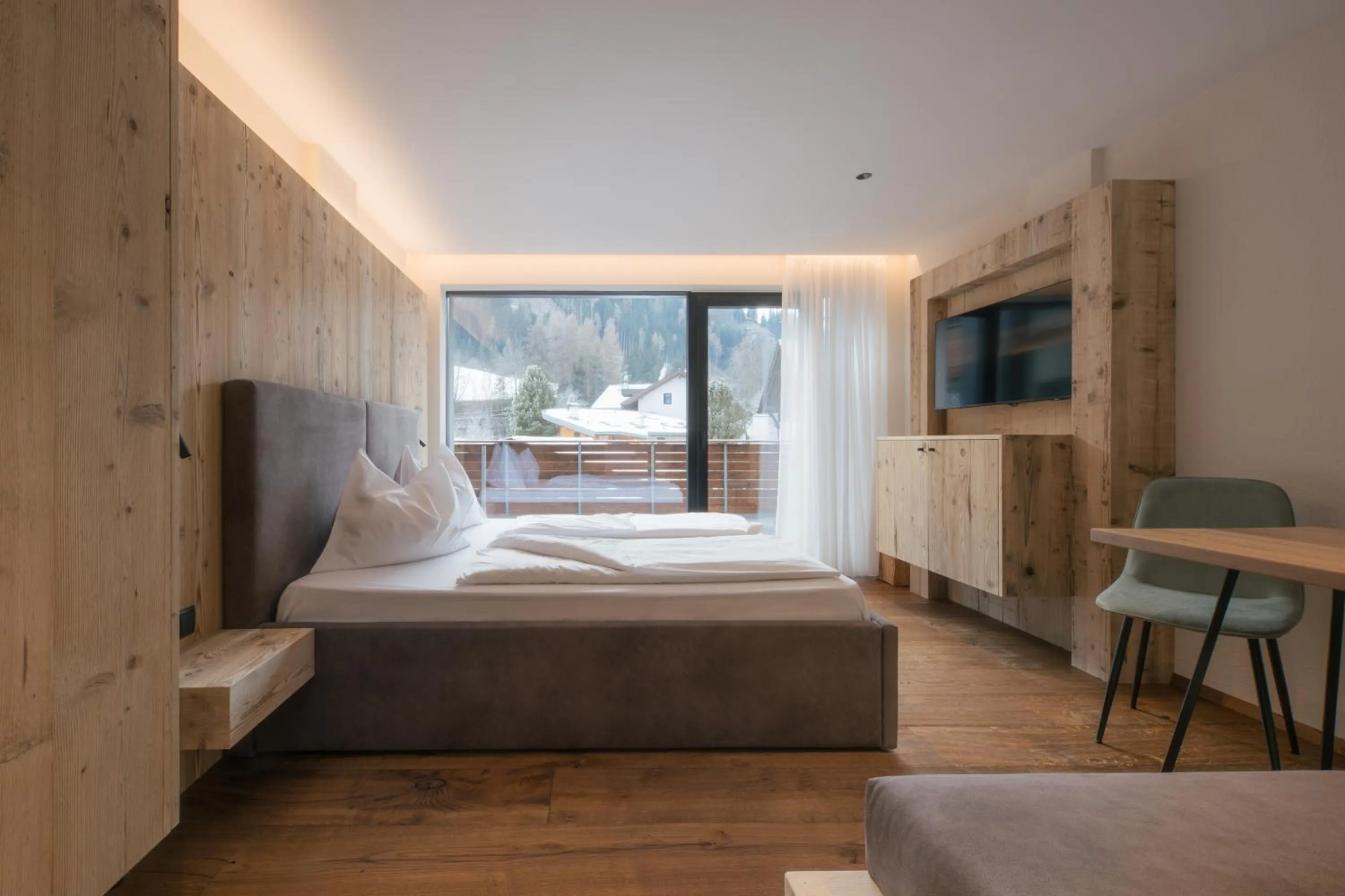 Bed in Hotel Ratschingserhof