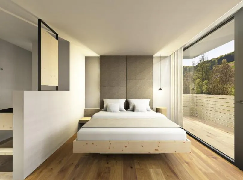 Bed in Hotel Ratschingserhof