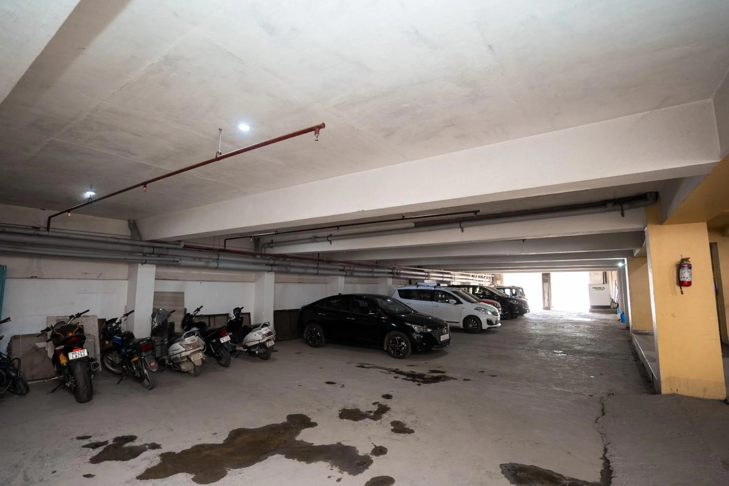 Parking in Hotel Radiance Courtyard