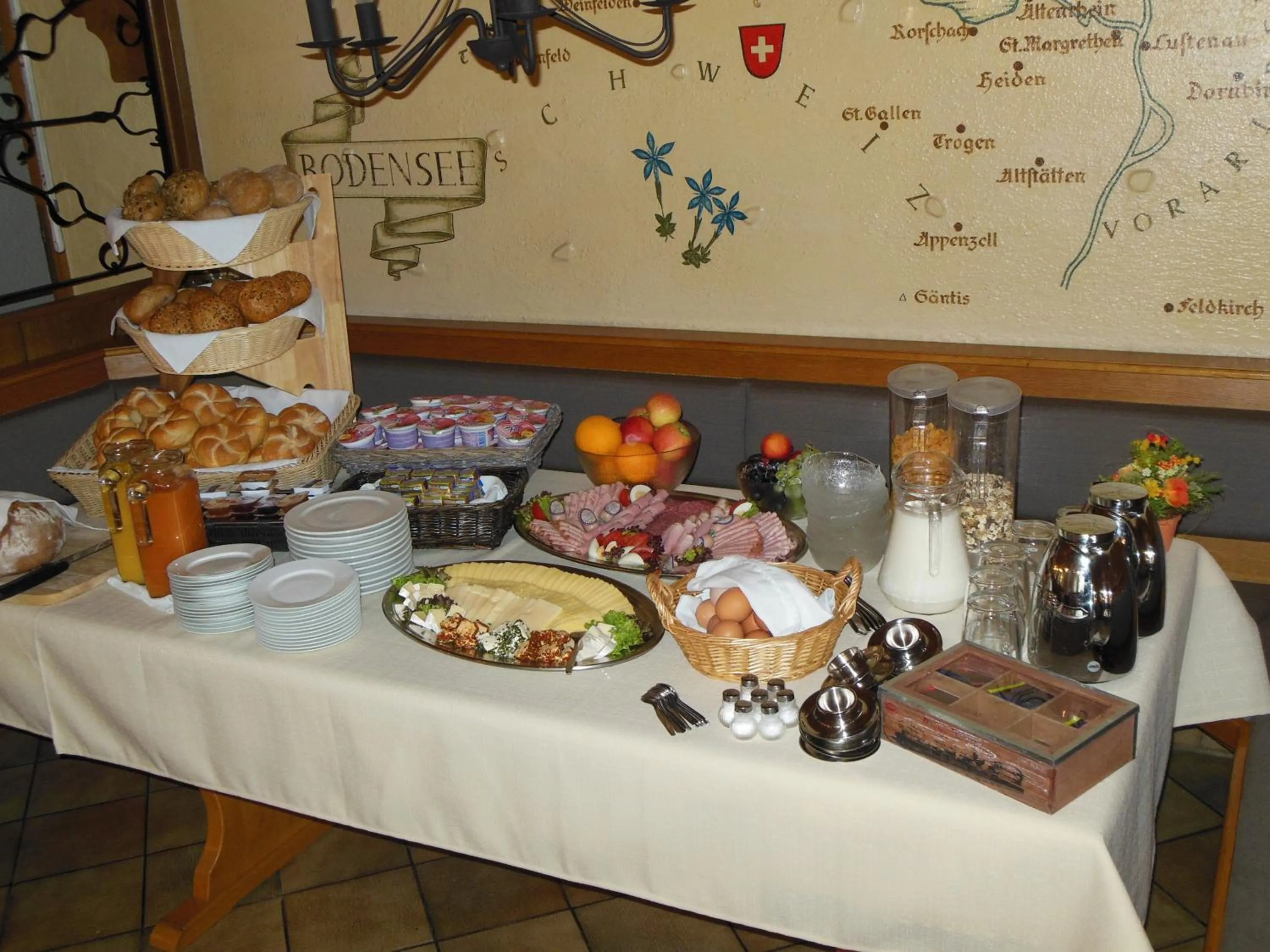 Food and drinks in Grüner Baum