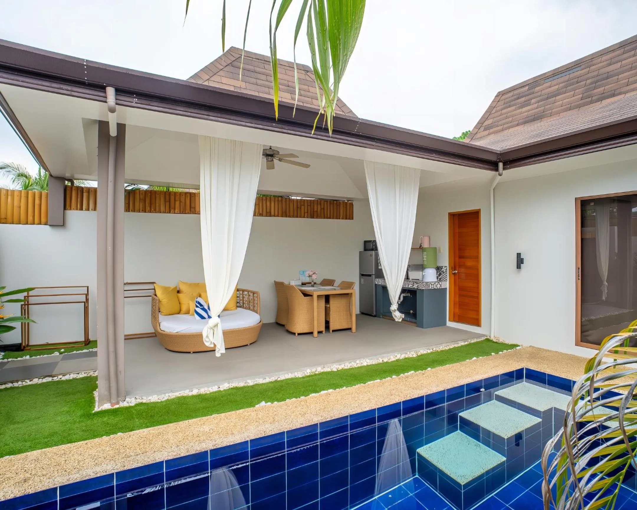 Patio in Bali Villas Panglao Bohol