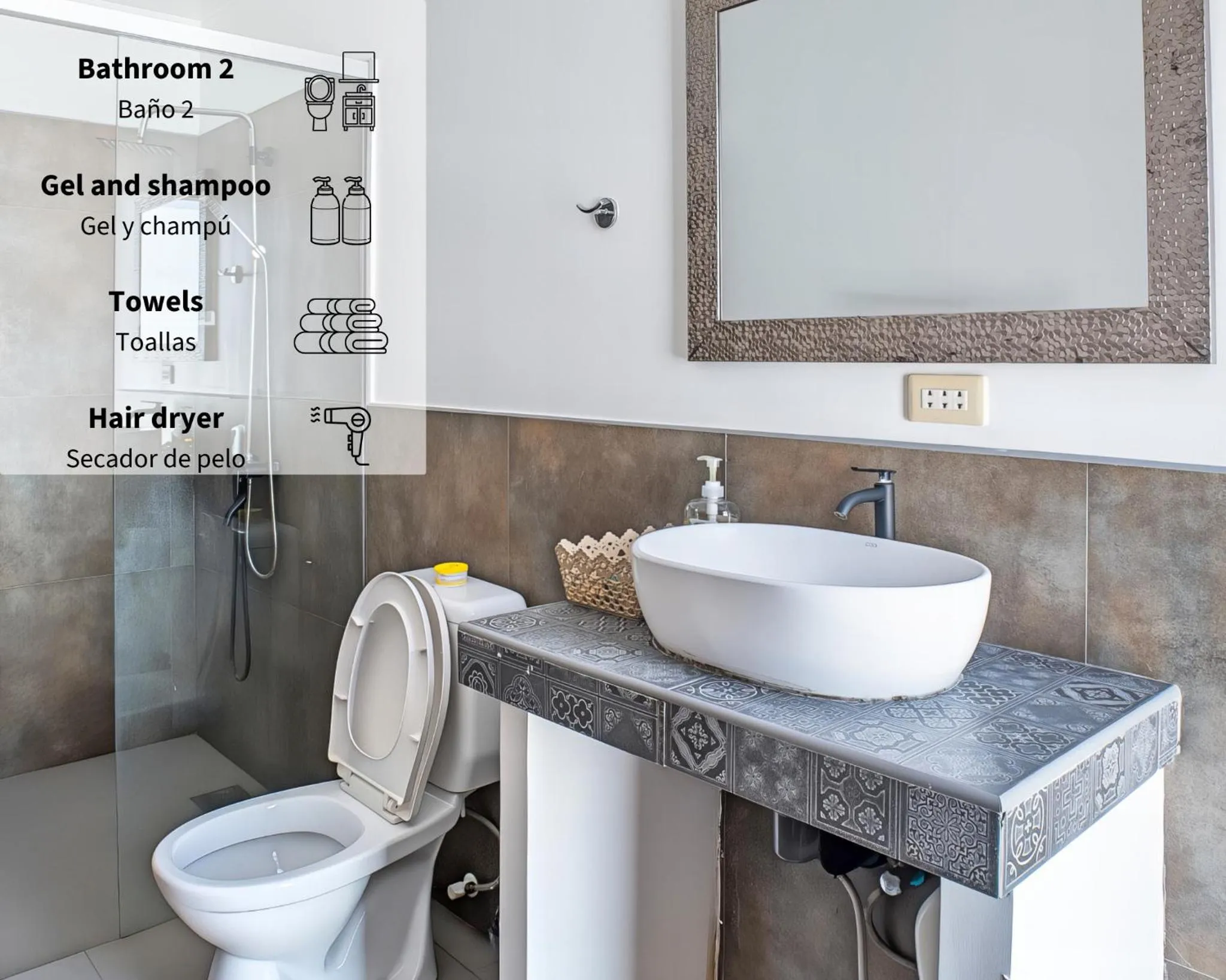 Bathroom in Bali Villas Panglao Bohol